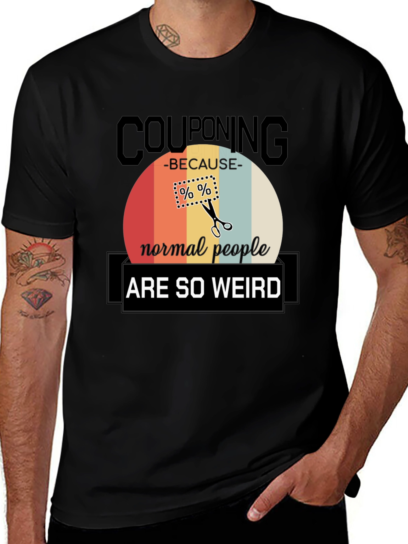 Variant 6 of Couponing Because Normal People Are So Weird T-Shirt