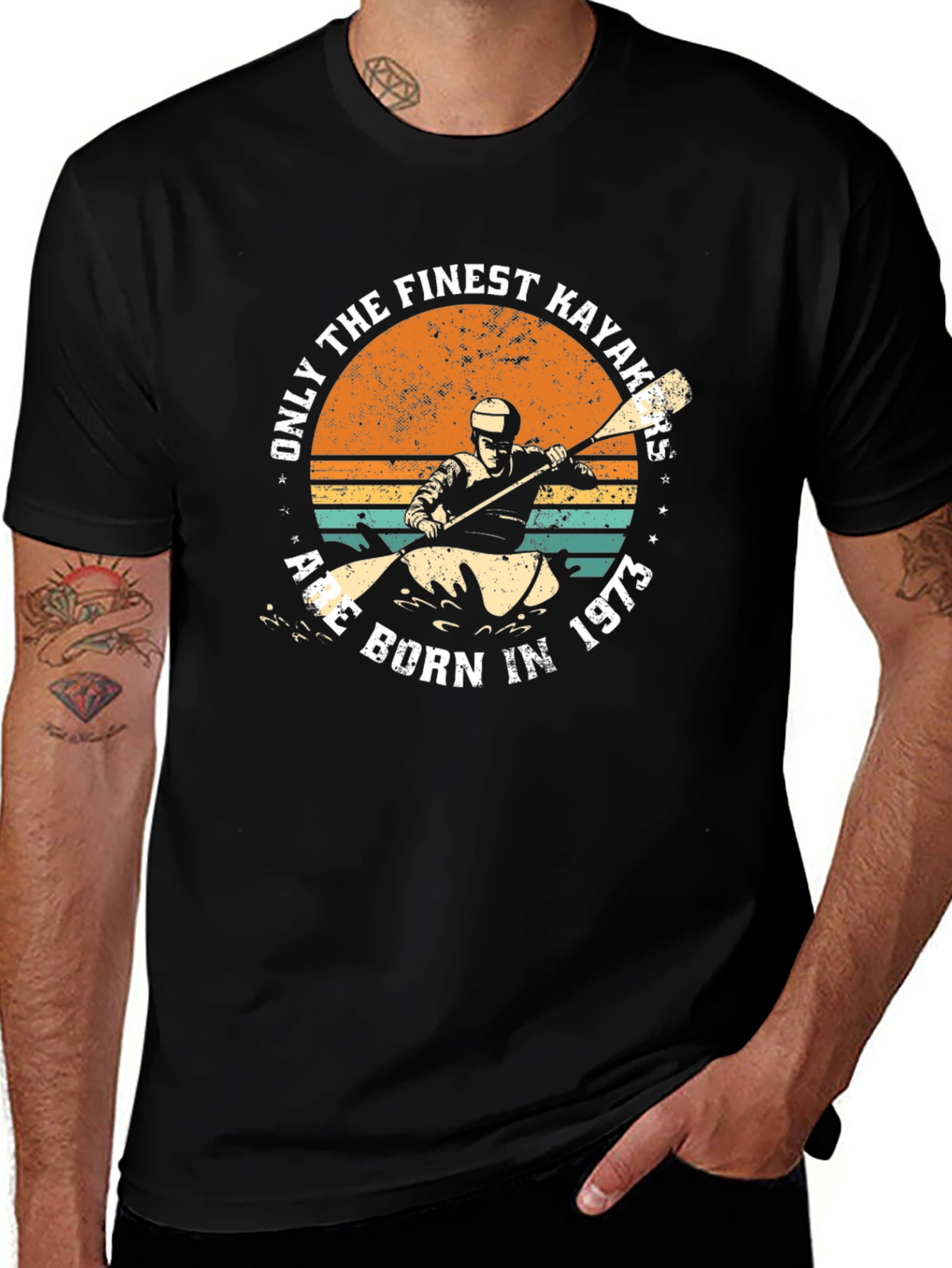 Variant 6 of Finest Kayakers Born in 1973 T-Shirt