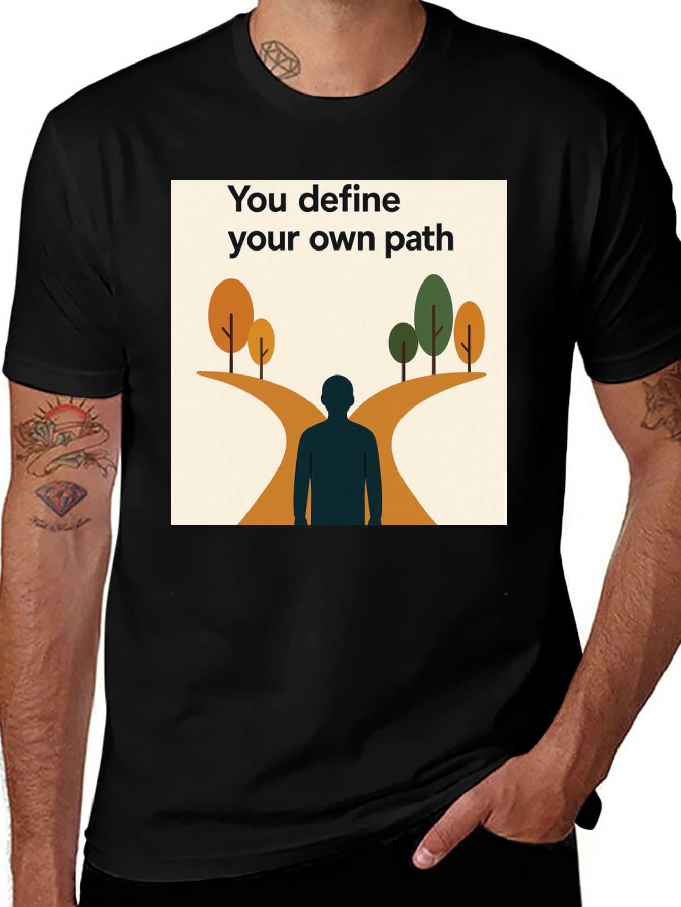 Variant 5 of Define Your Path Graphic Tee - Mens