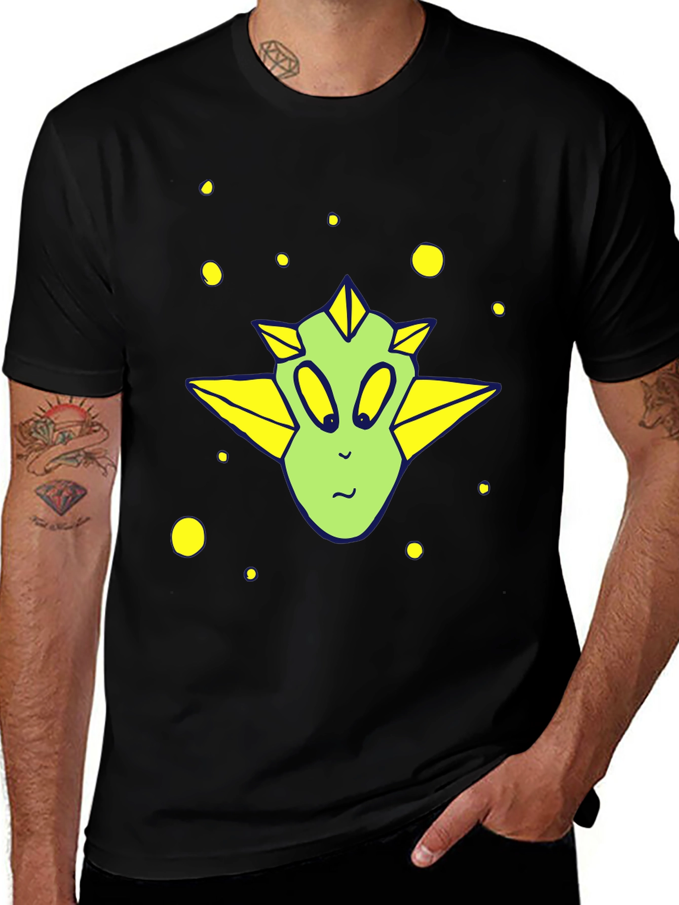 Variant 5 of Alien Graphic Tee - Quirky Style