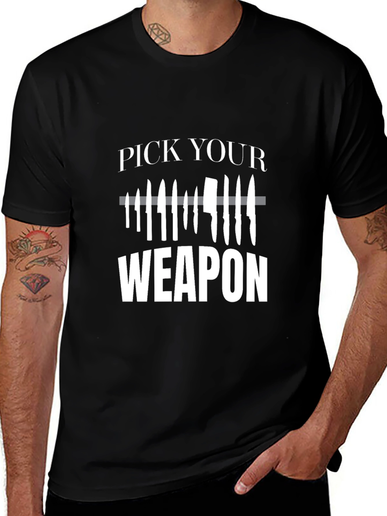 Pick Your Weapon T-Shirt