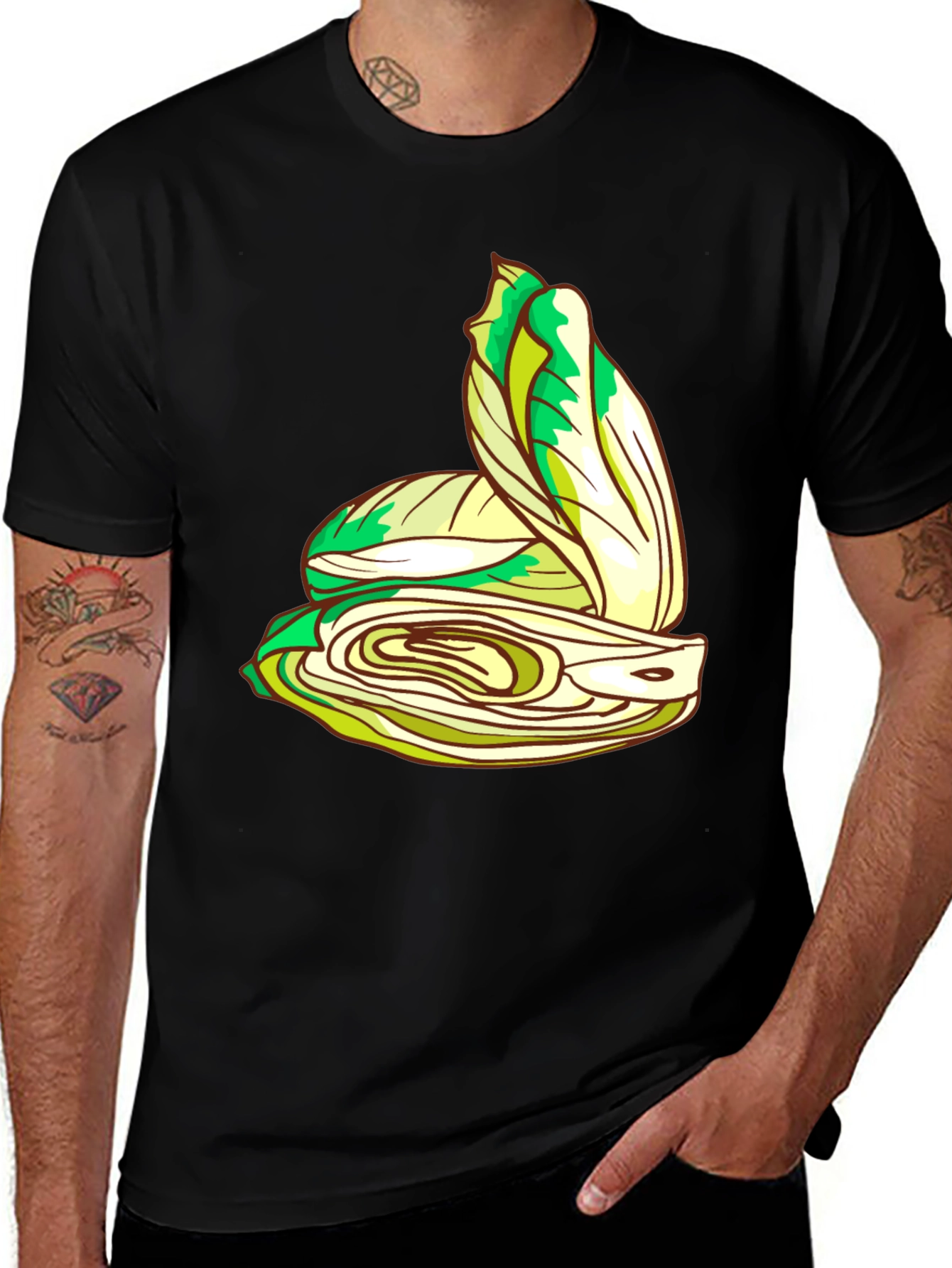 Variant 13 of Endive Graphic Tee - Fresh & Fun Design