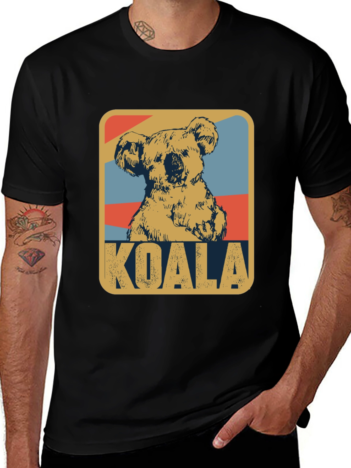 Variant 21 of Koala Graphic T-Shirt - Relaxed Fit