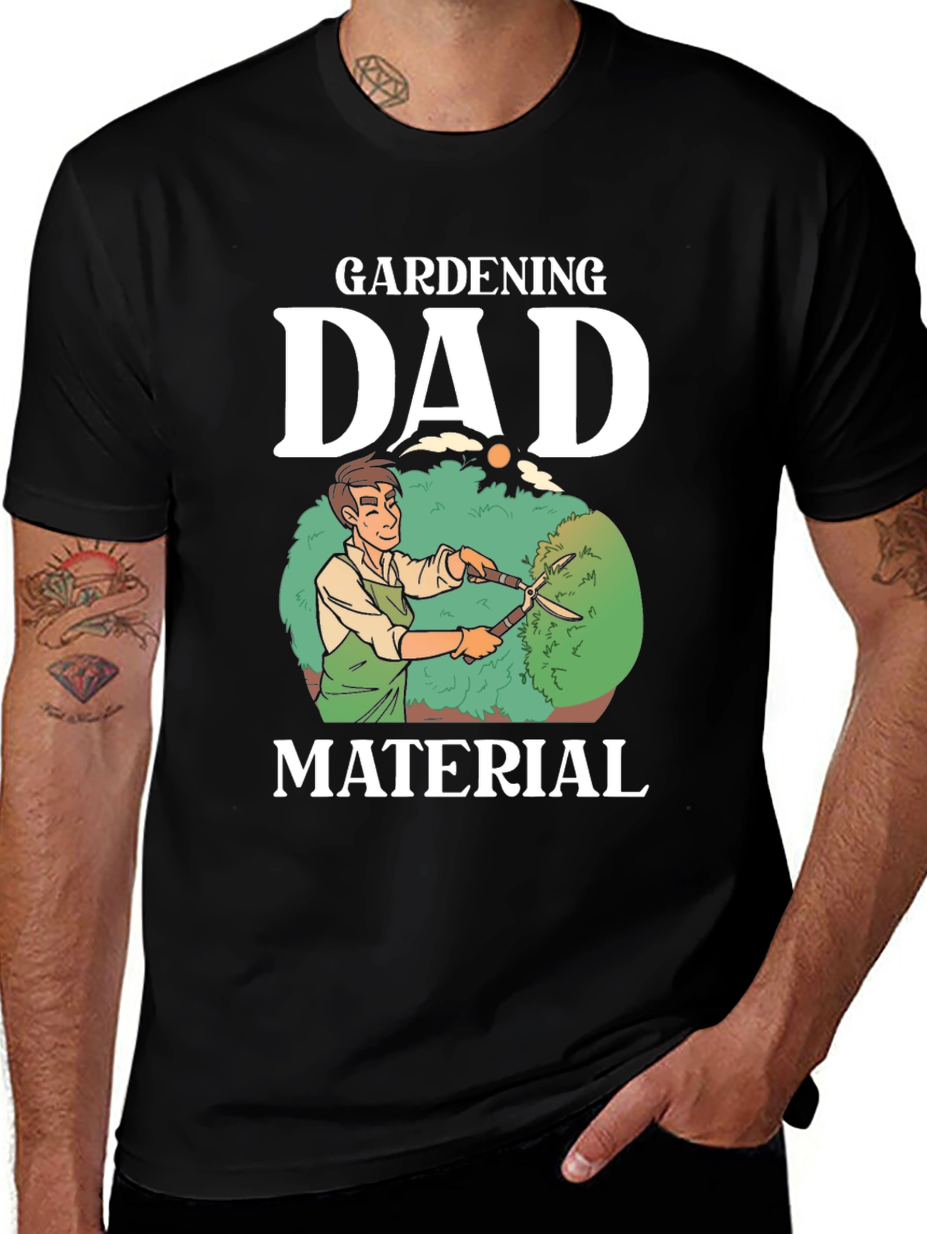 Variant 3 of Gardening Dad Material Graphic T-Shirt
