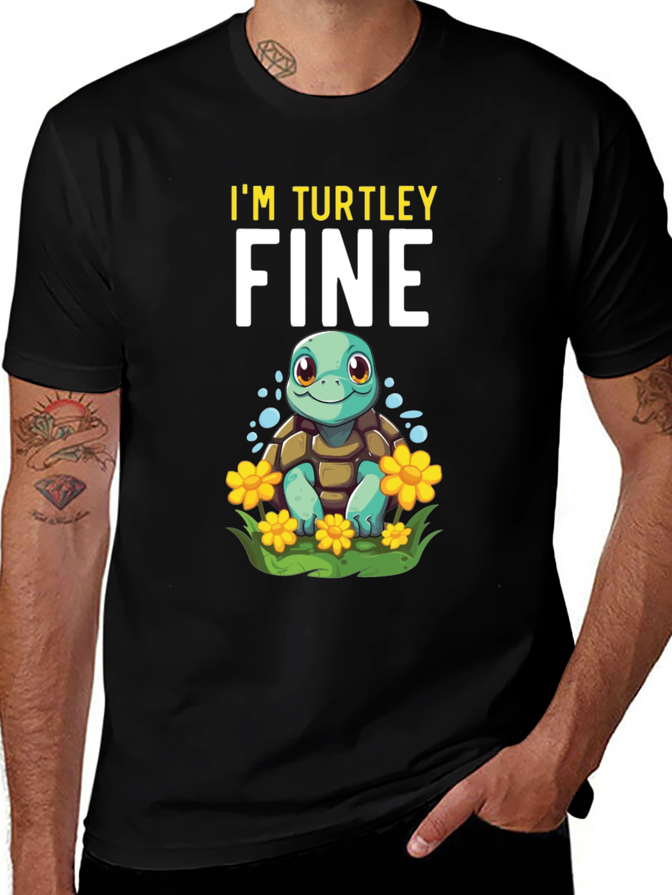 Variant 3 of I'm Turley Fine Turtle T-Shirt