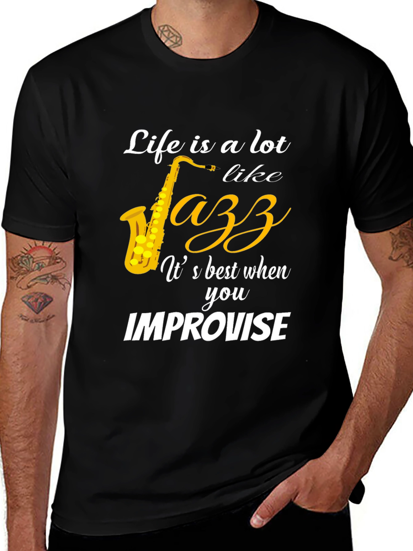 Jazz Life Graphic T-Shirt