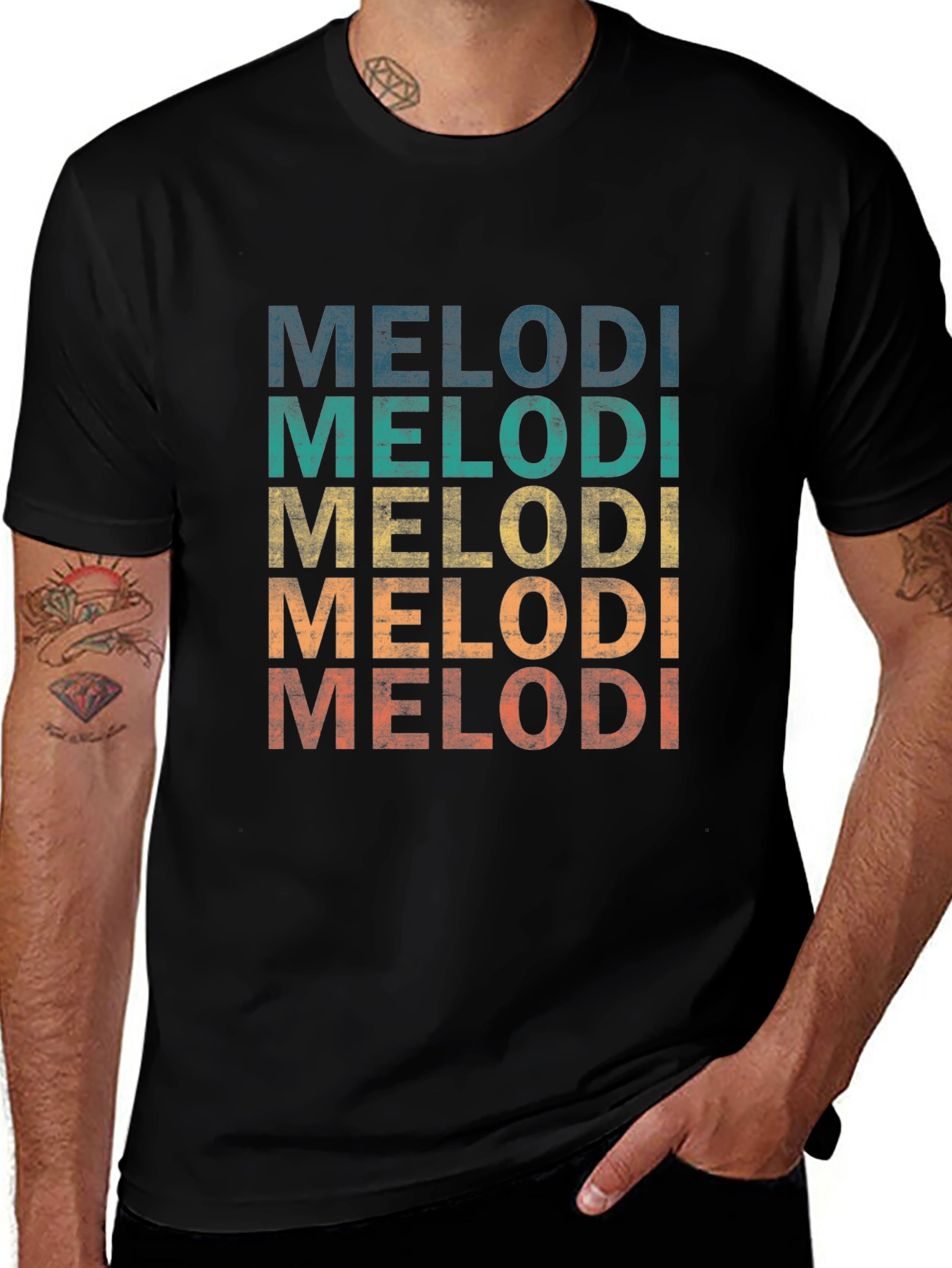 Variant 23 of Retro Melodi T-Shirt