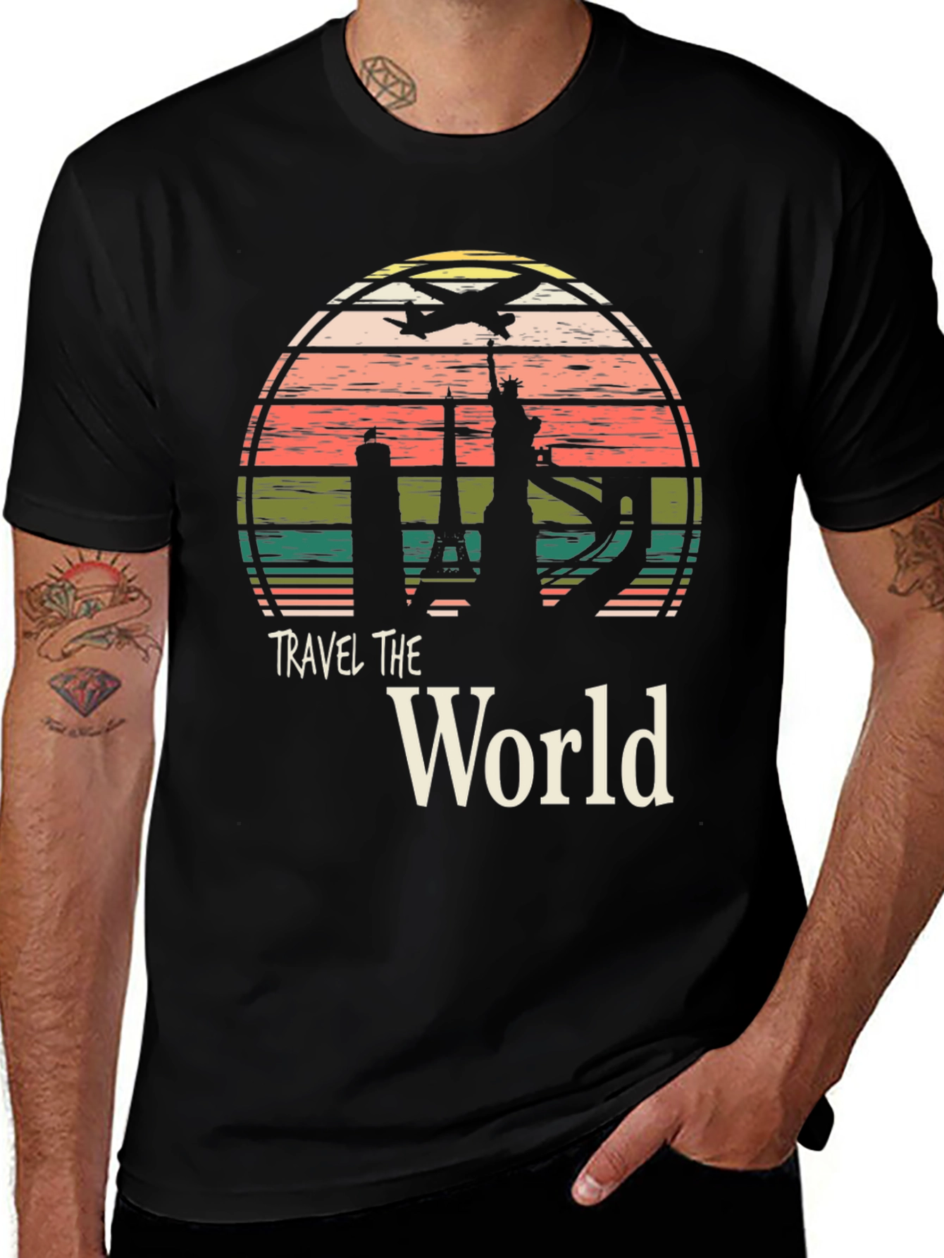 Variant 25 of Travel the World Graphic Tee