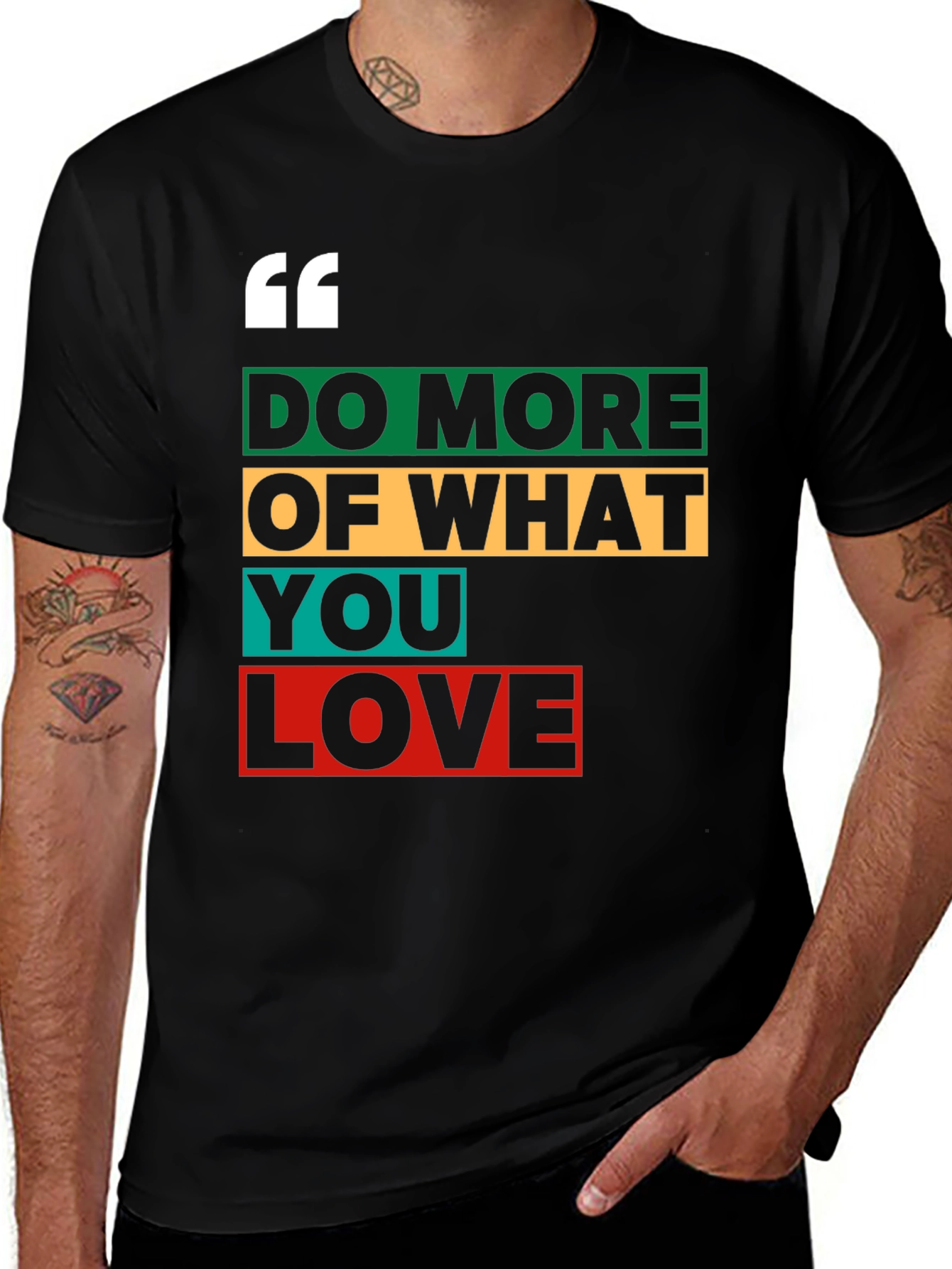 Variant 14 of Inspirational T-Shirt - Do More of What You Love