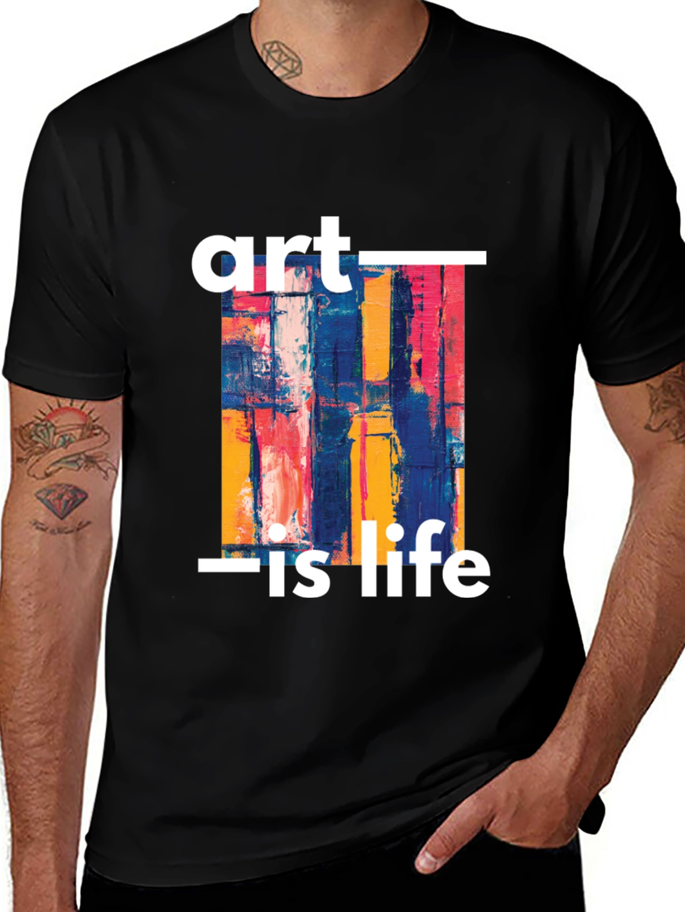 Variant 13 of Art Is Life Graphic Tee - Stylish Unisex T-Shirt