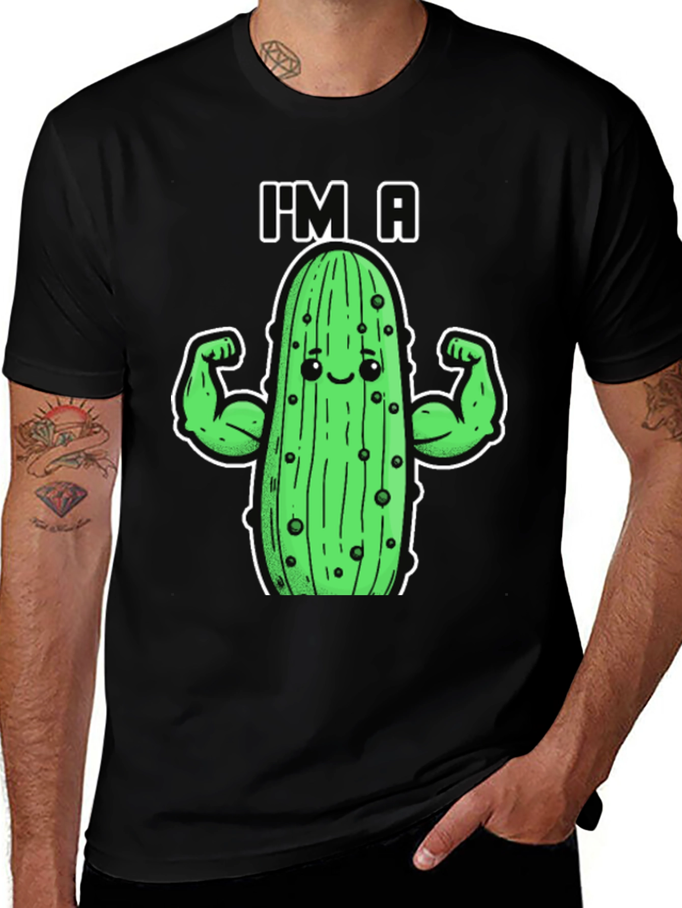 Variant 27 of Funny Cactus Gym T-Shirt - I'm A Prickly Dude!
