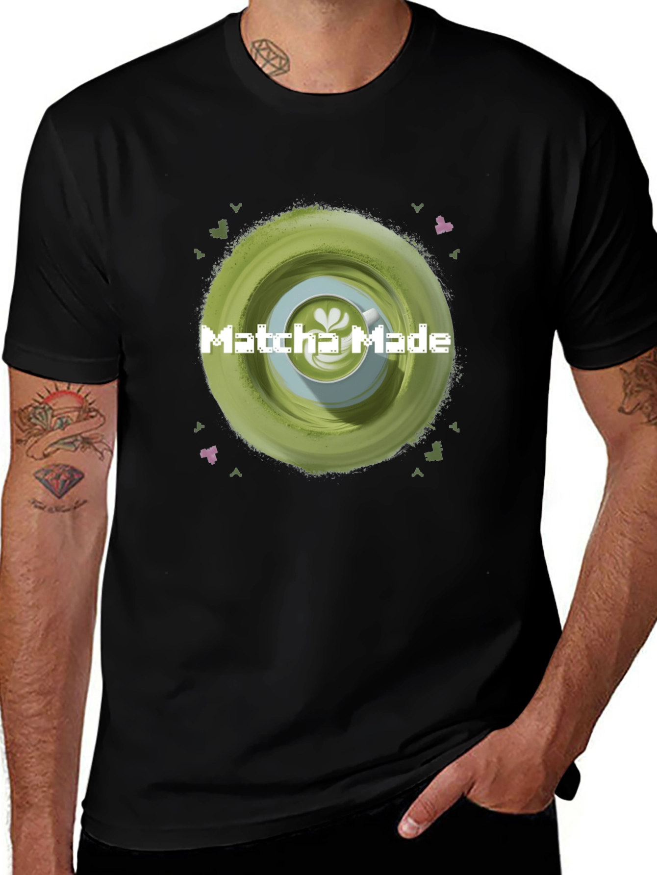 Matcha Made T-Shirt - Green Tea Latte Design