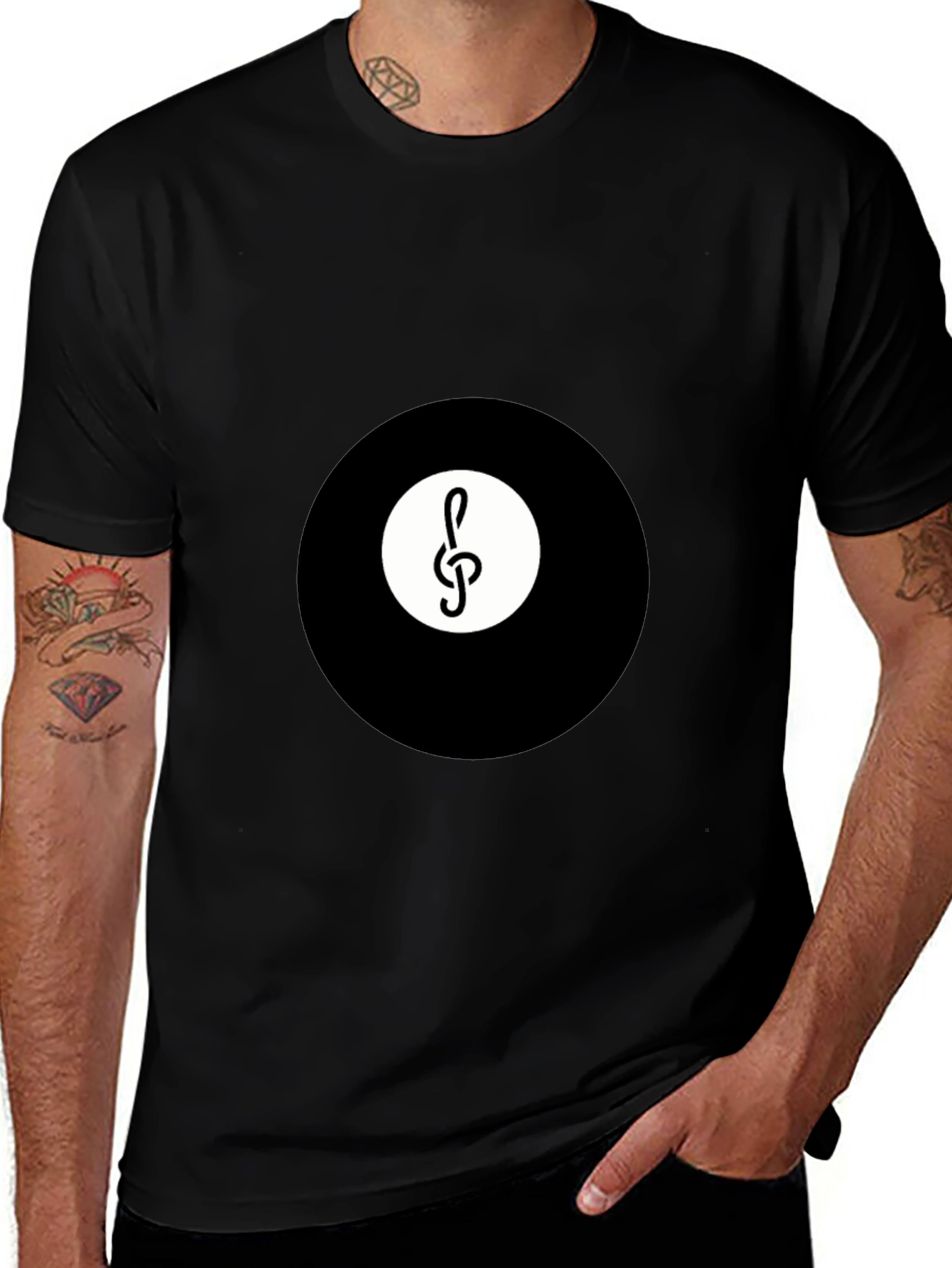 Music Note Graphic T-Shirt