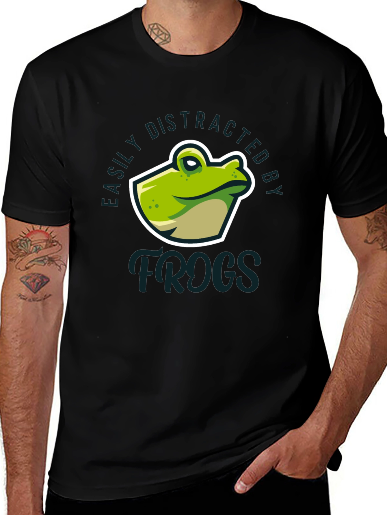 Variant 11 of Easily Distracted By Frogs T-Shirt