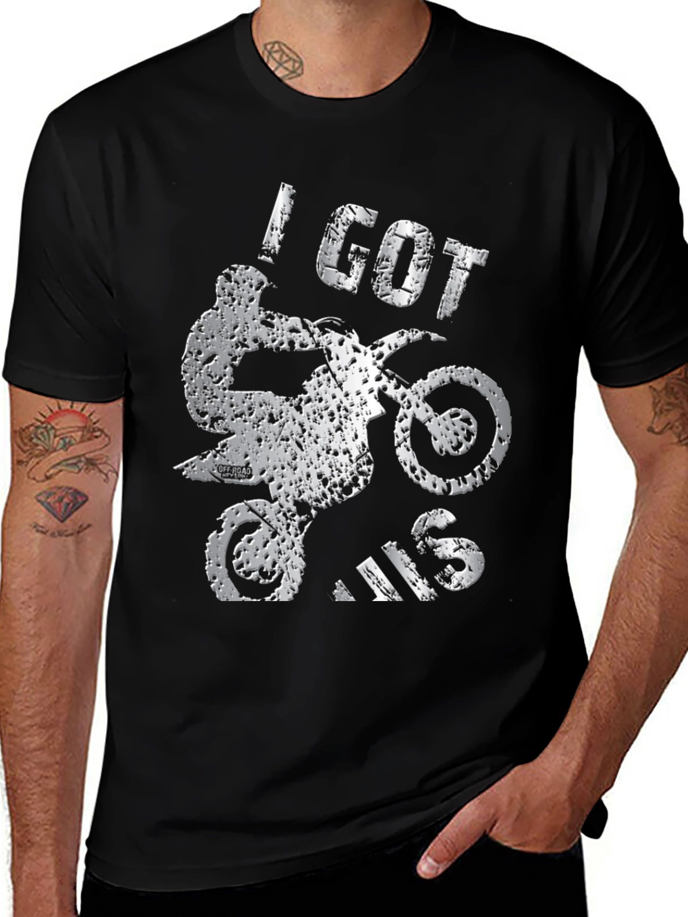Variant 16 of Dirt Bike T-Shirt - I Got This!