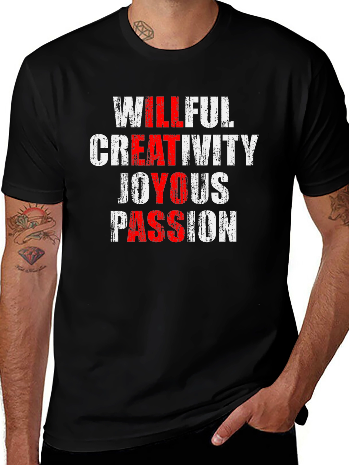 Variant 13 of Willful Creativity Joyous Passion T-Shirt