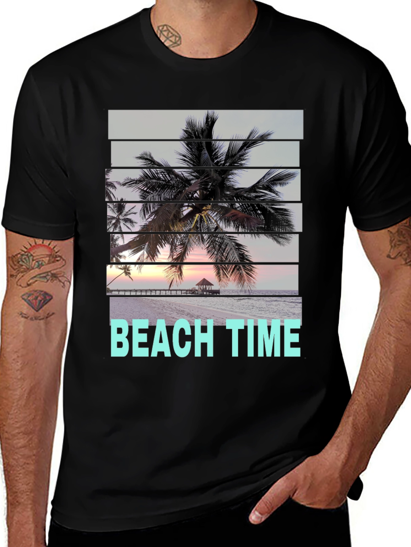 Variant 19 of Beach Time T-Shirt: Island Vibes