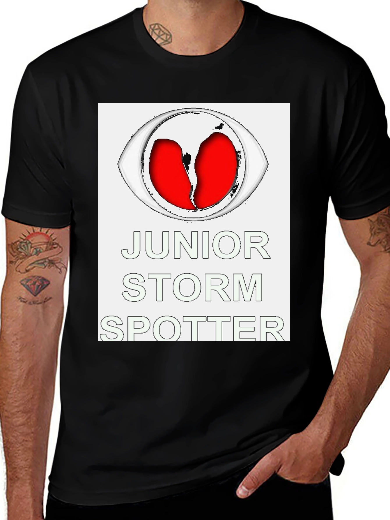 Variant 17 of Junior Storm Spotter T-Shirt - Eye Graphic