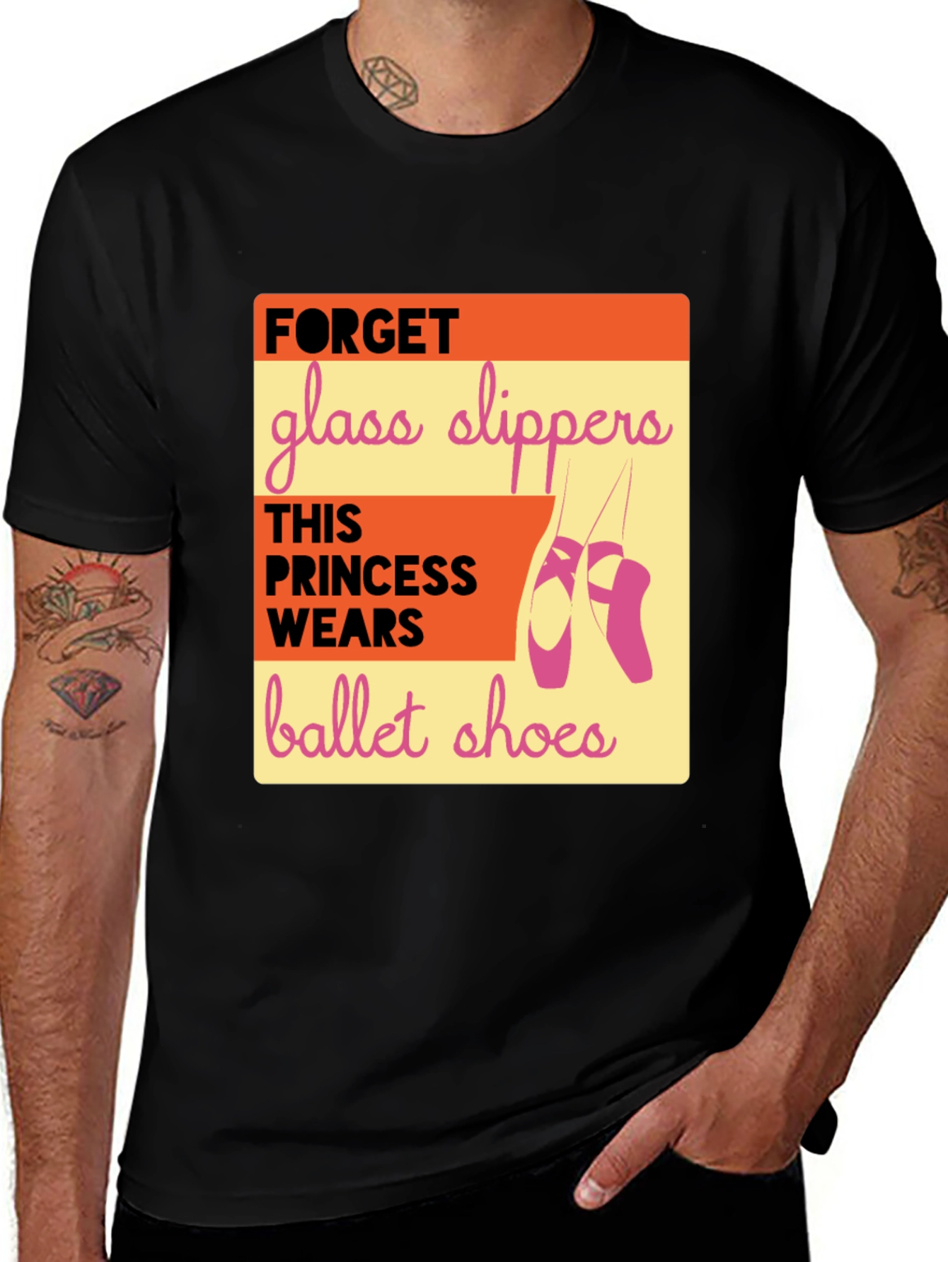 Variant 2 of Ballet Princess T-Shirt - Dance Shoe Graphic Tee