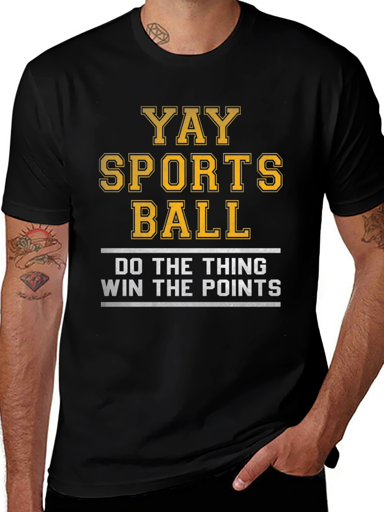 Variant 30 of Yay Sports Ball T-Shirt - Funny Athletic Tee