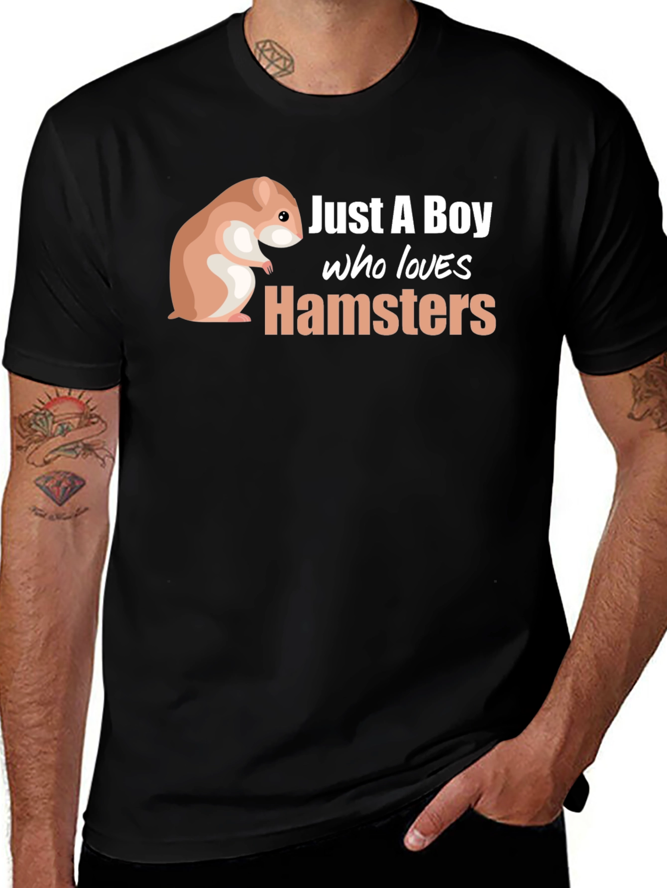 Variant 10 of Just A Boy Who Loves Hamsters T-Shirt