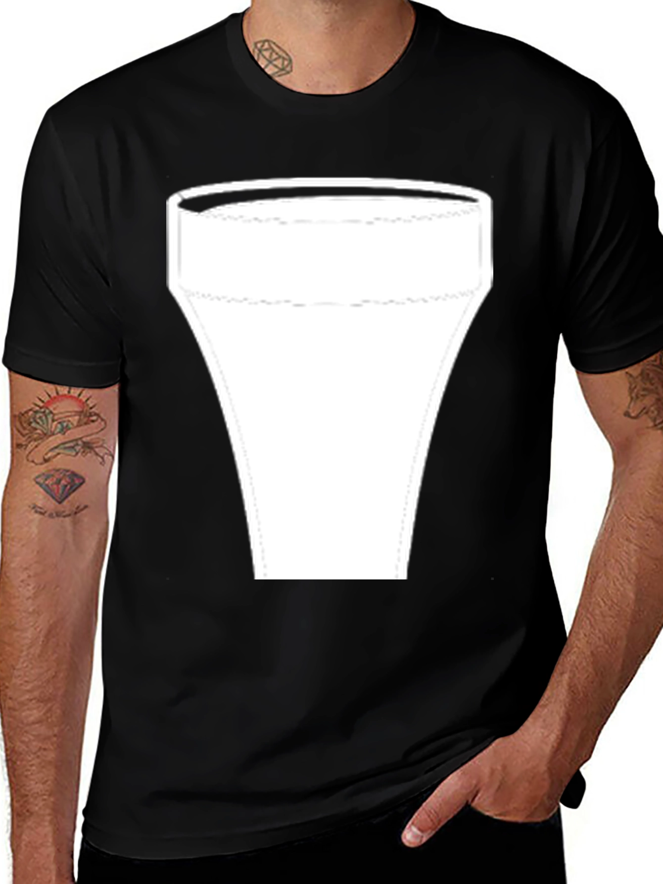 Variant 18 of Funny Beer Pint Glass Graphic T-Shirt