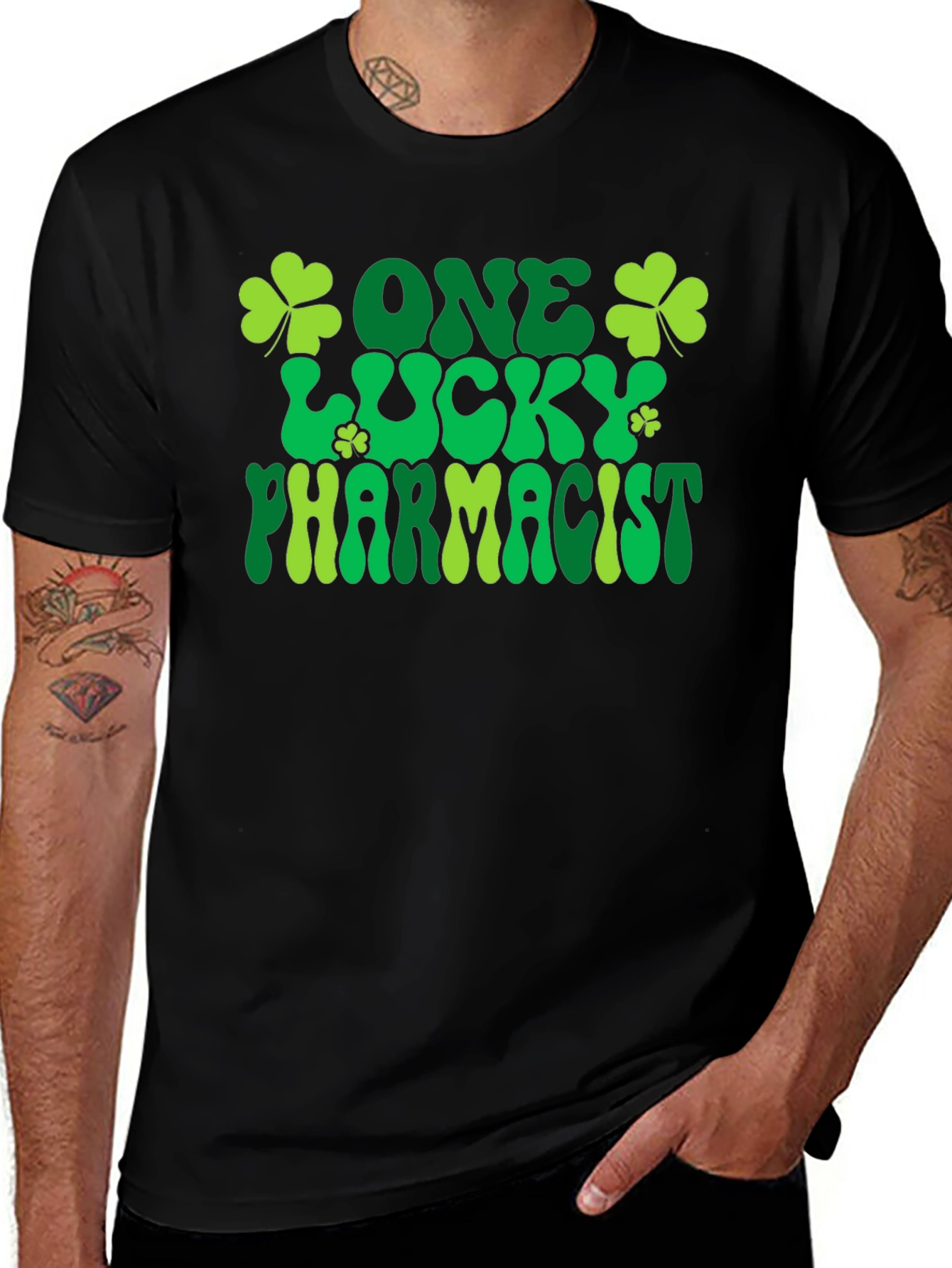 Variant 22 of One Lucky Pharmacist St. Patrick's Day T-Shirt