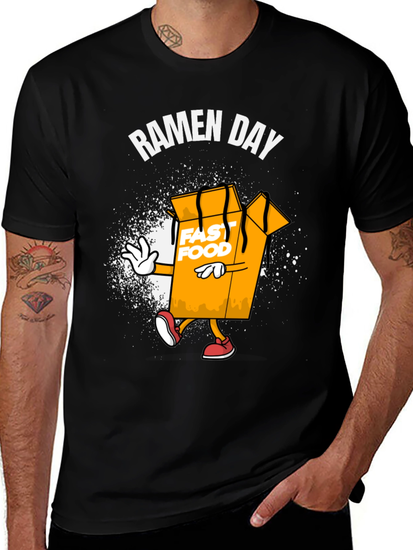 Variant 5 of Ramen Day Fast Food Box T-Shirt - Funny Graphic Tee