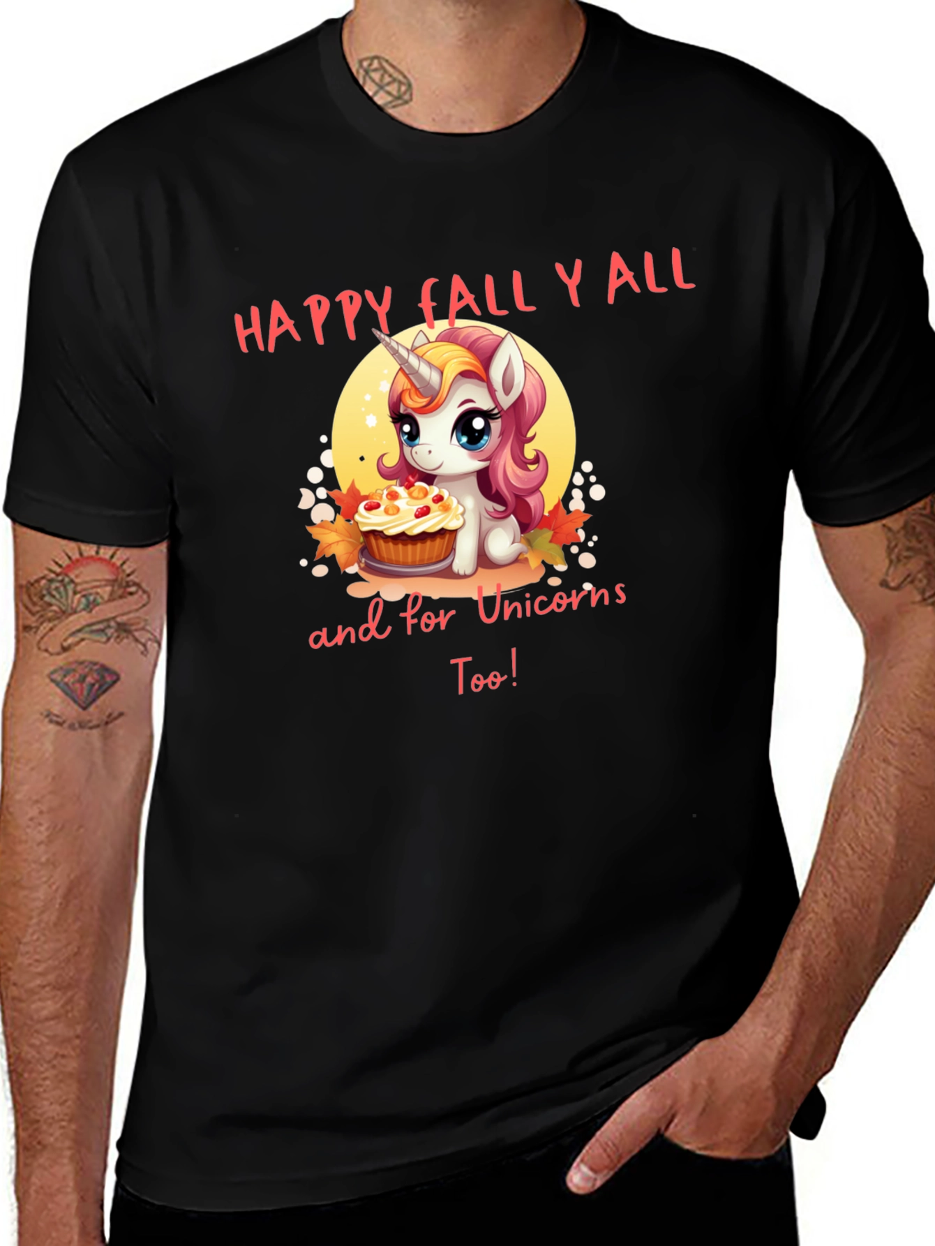 Variant 15 of Happy Fall Y'all Unicorn T-Shirt