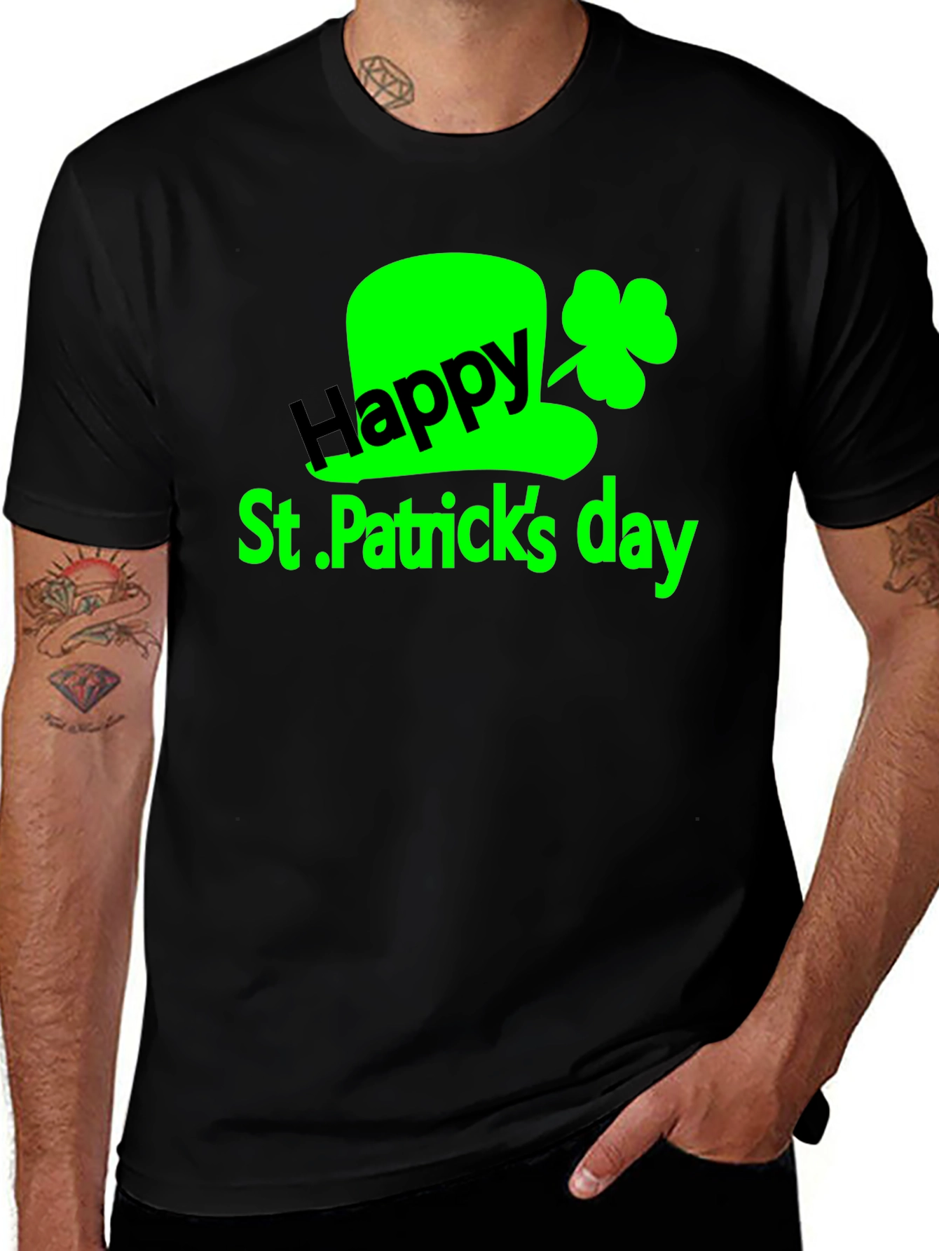 Variant 16 of St. Patrick's Day Black T-Shirt