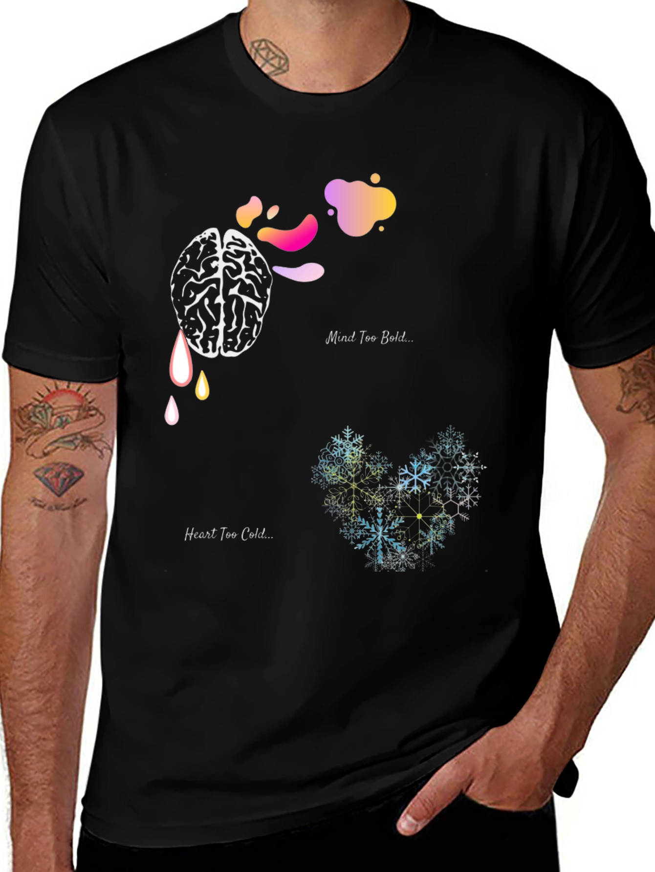 Variant 9 of Mind & Heart Graphic Tee - Bold Design