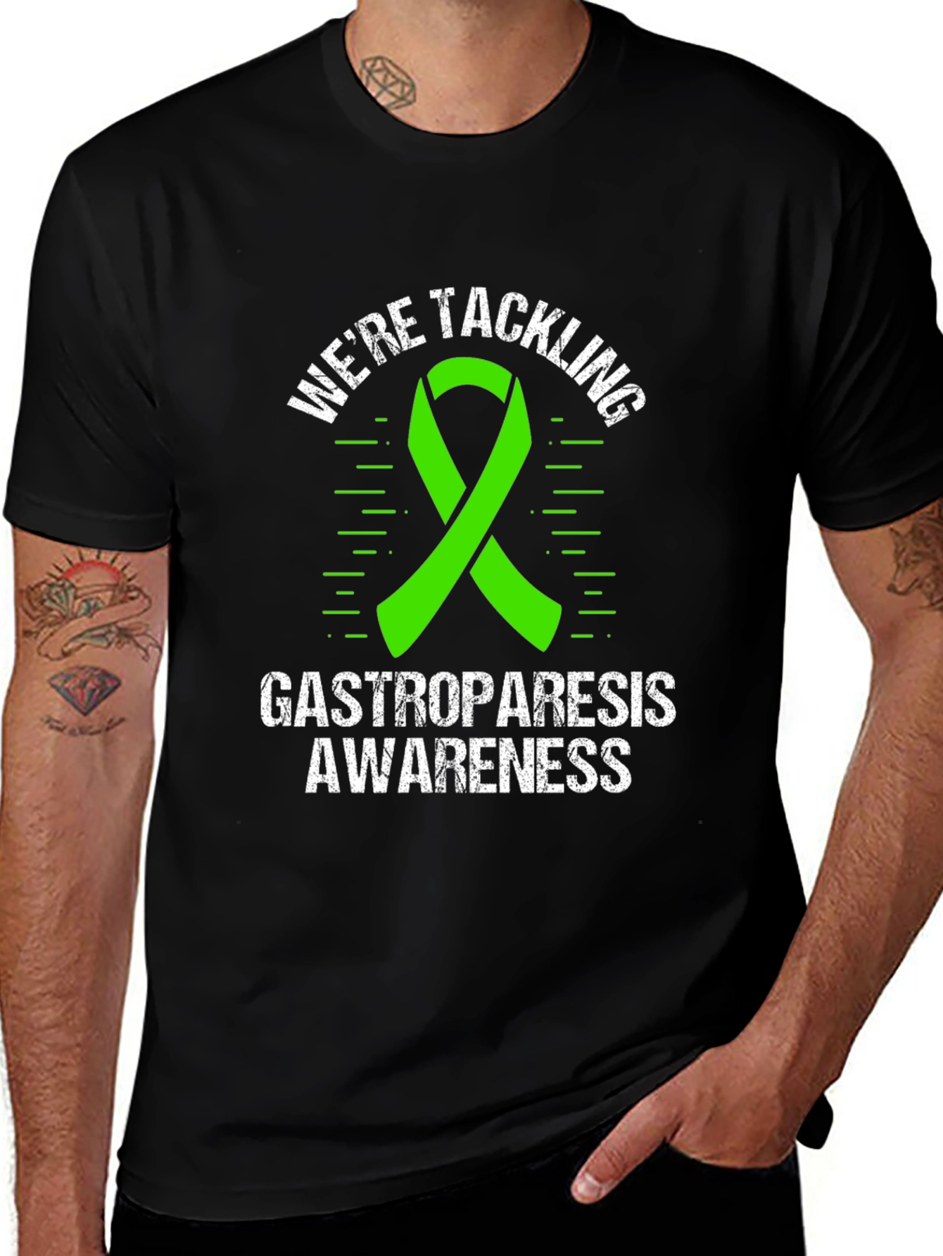Gastroparesis Awareness Ribbon T-Shirt