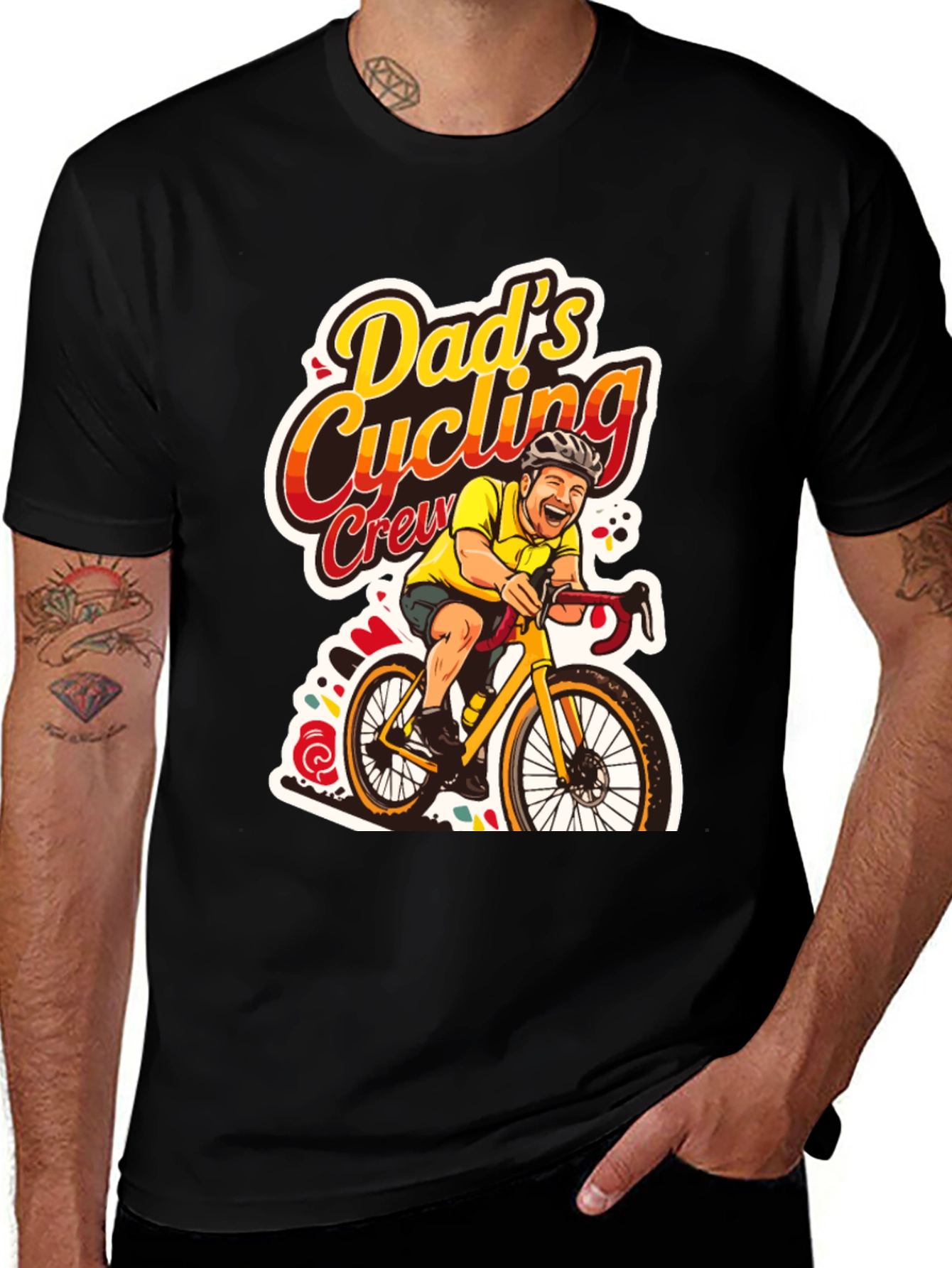 Dad's Cycling Crew T-Shirt - For Cycling Dads