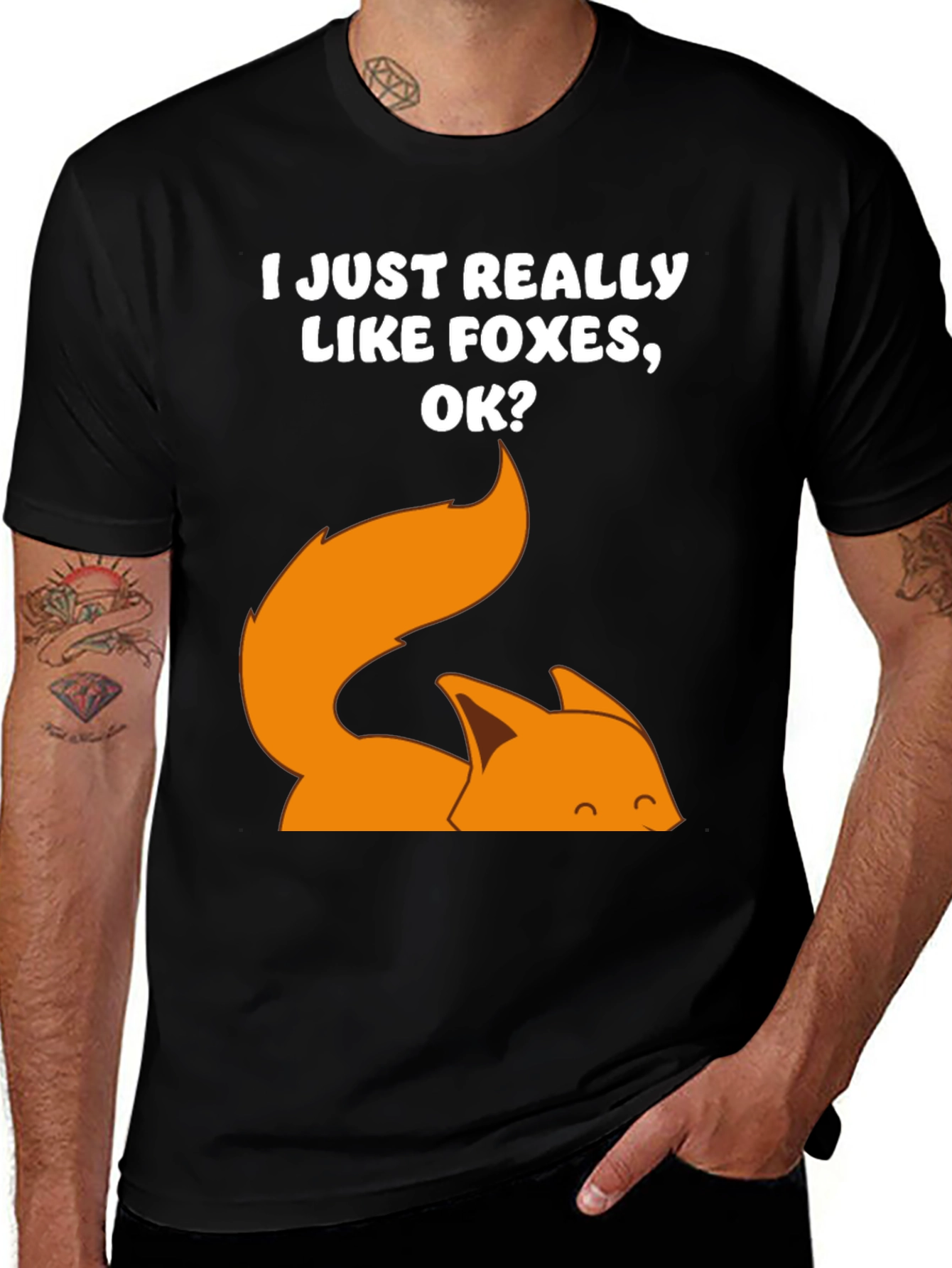 Variant 21 of I Just Really Like Foxes OK? T-Shirt