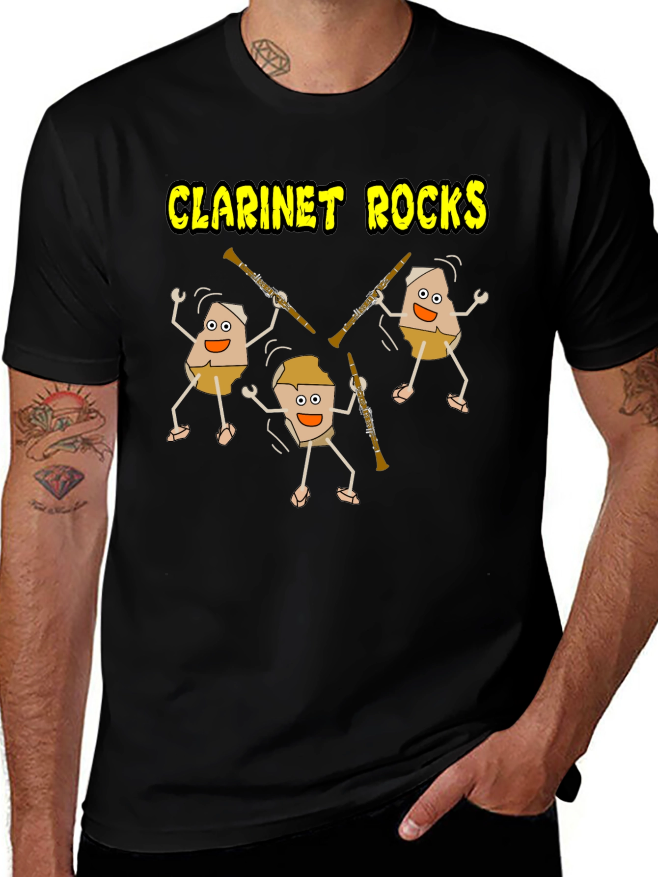 Variant 12 of Clarnet Rocks Graphic T-Shirt