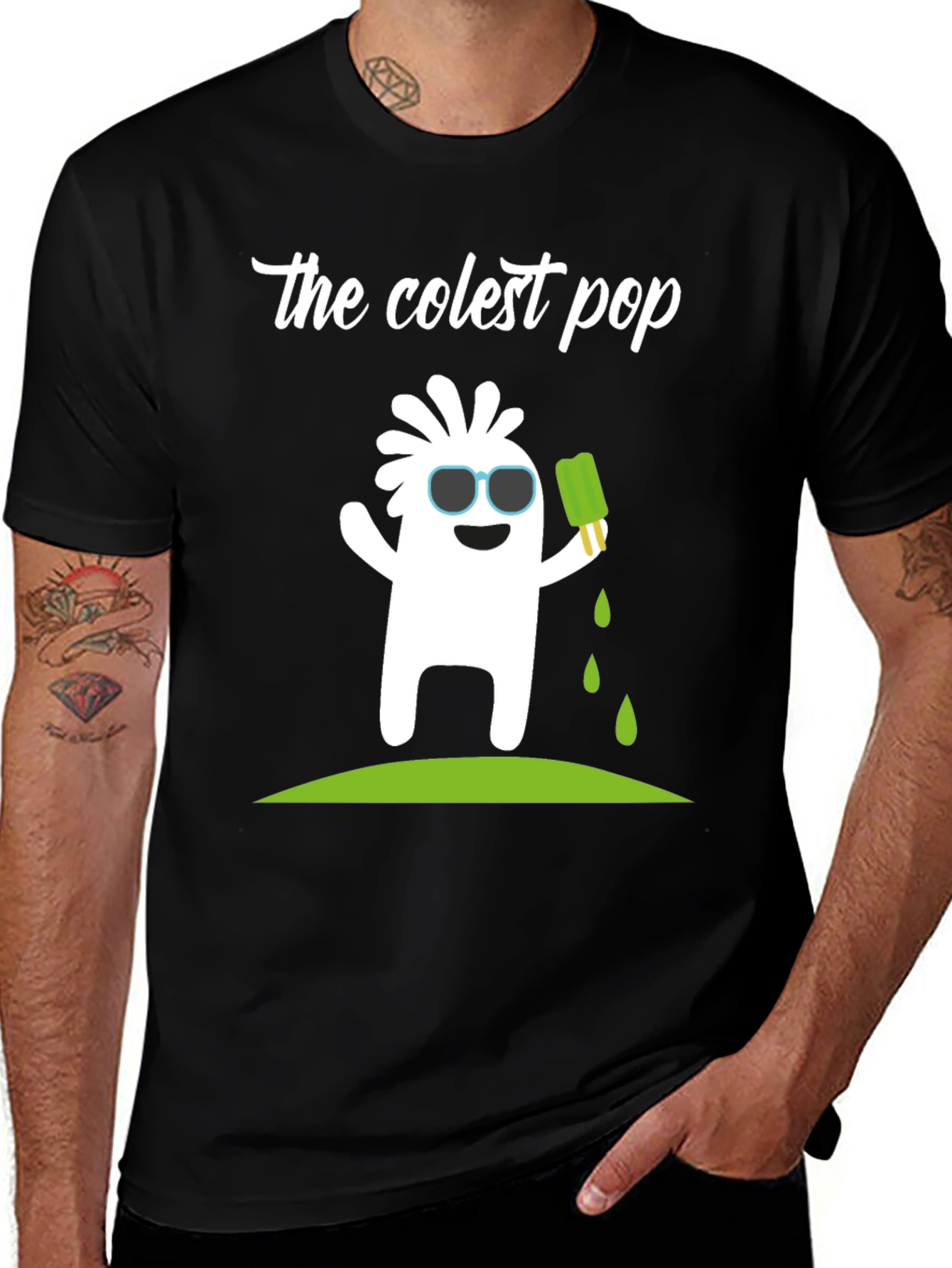 Variant 9 of Coolest Pop T-Shirt: Fun Summer Design