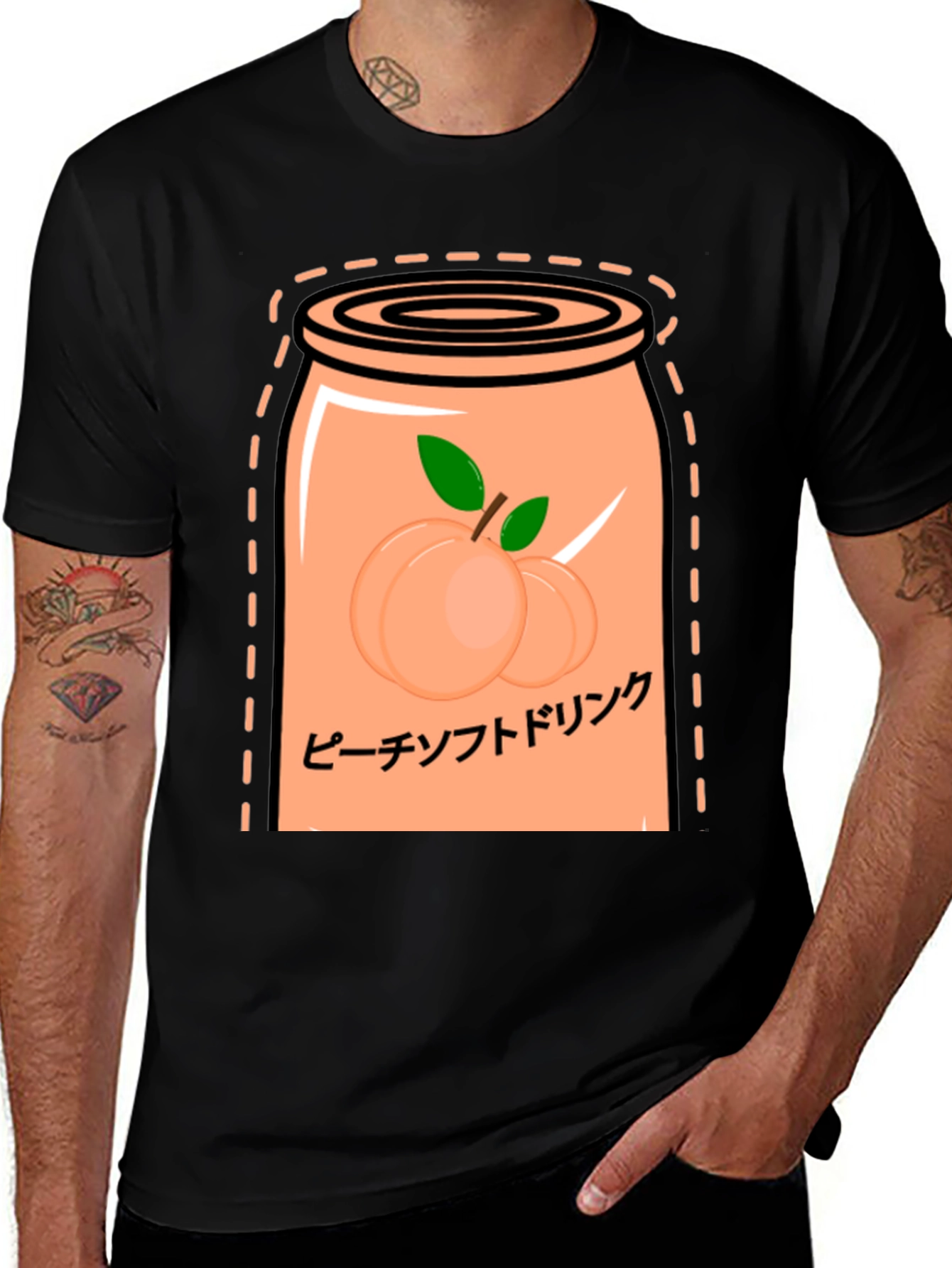 Peach Soda T-Shirt - Soft Drink Japan Style!