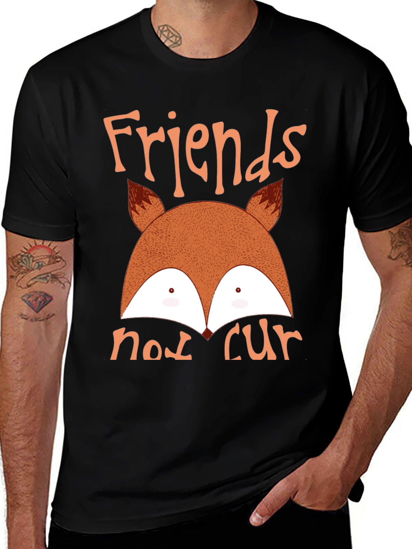 Friends Not Fur Fox T-Shirt