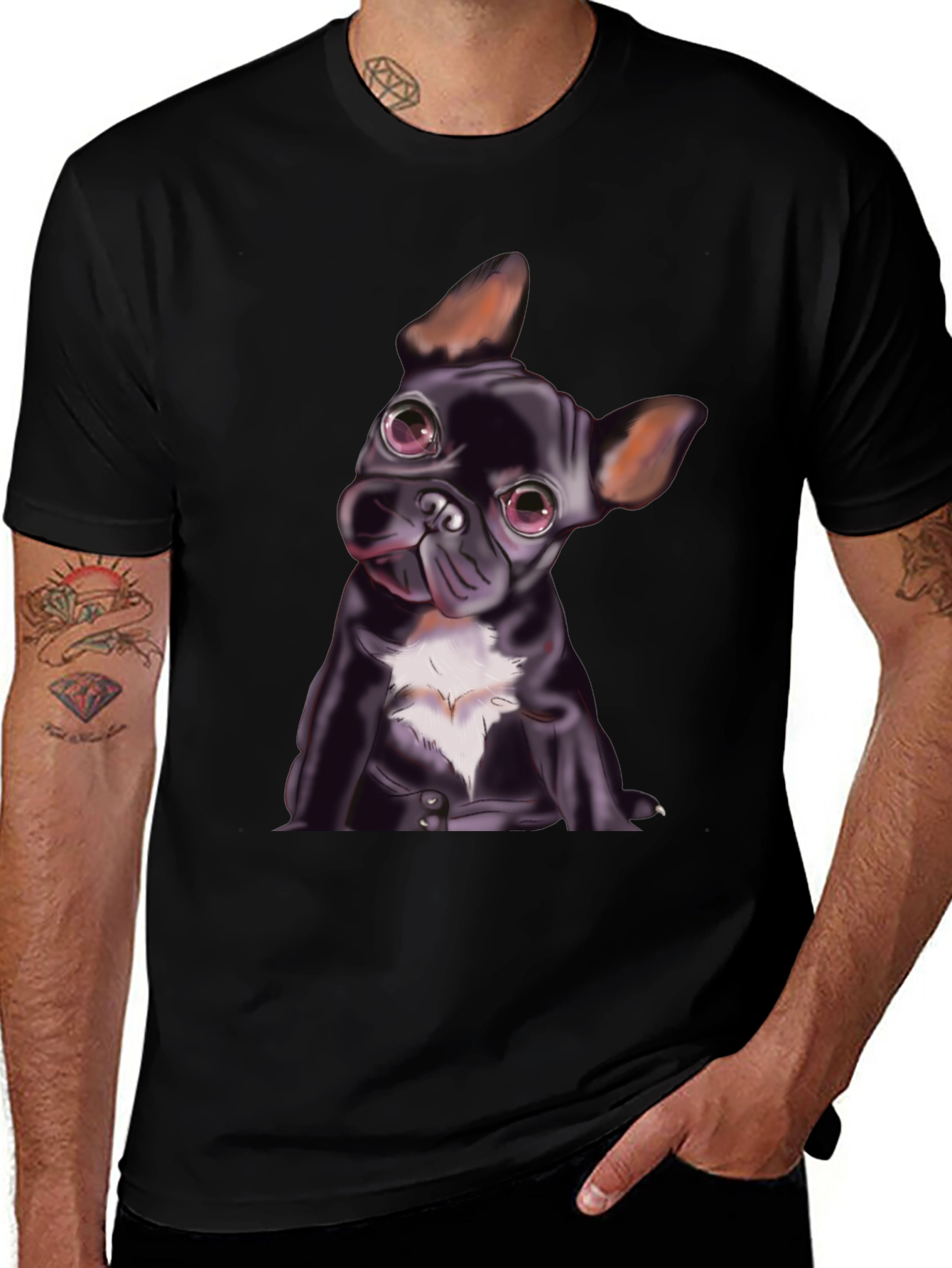 Variant 28 of Black Dog Graphic Tee