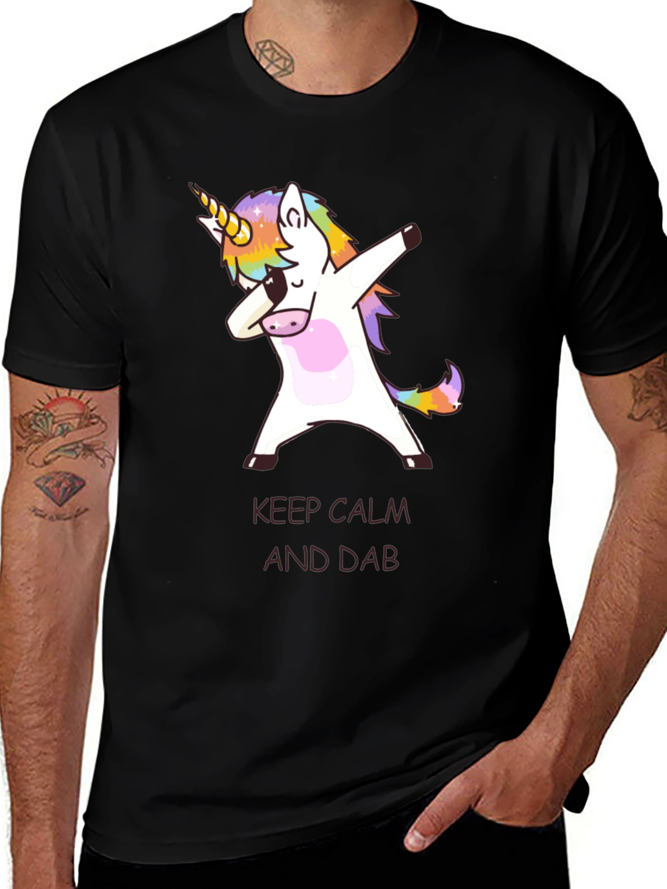 Variant 20 of Keep Calm and Dab Unicorn T-Shirt 