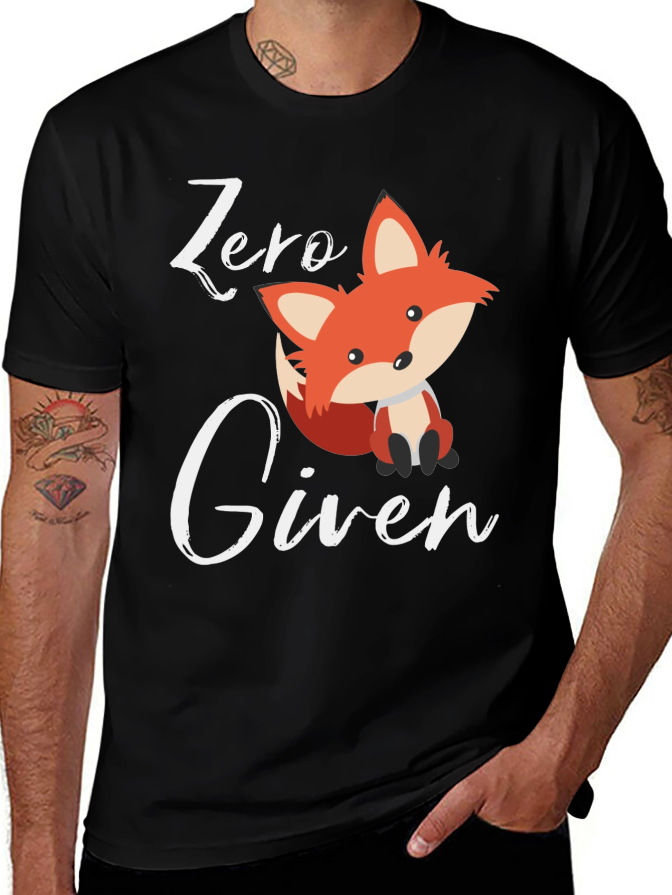 Variant 10 of Zero Fox Given T-Shirt - Funny Animal Tee