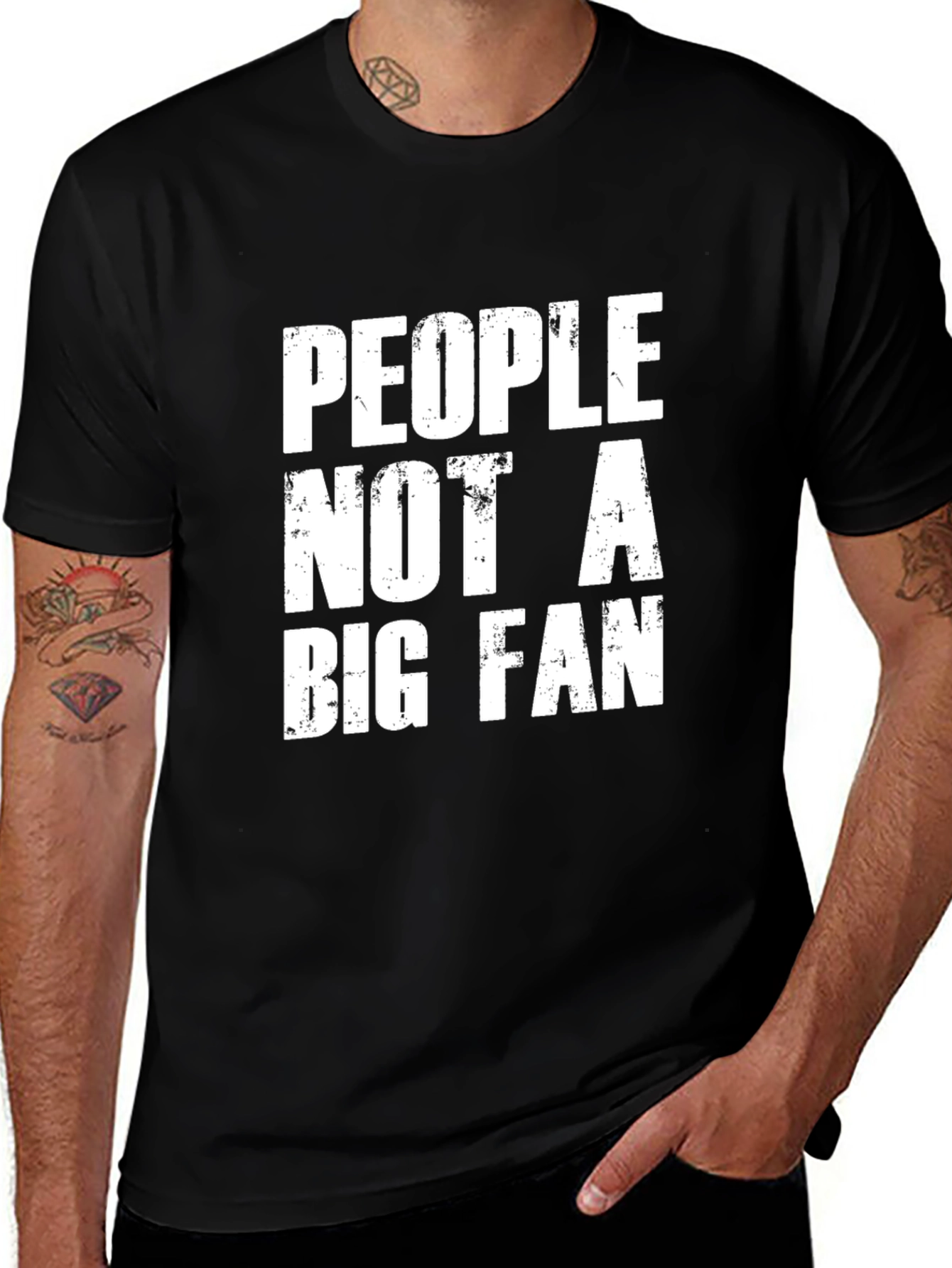 Variant 2 of People Not A Big Fan Graphic Tee