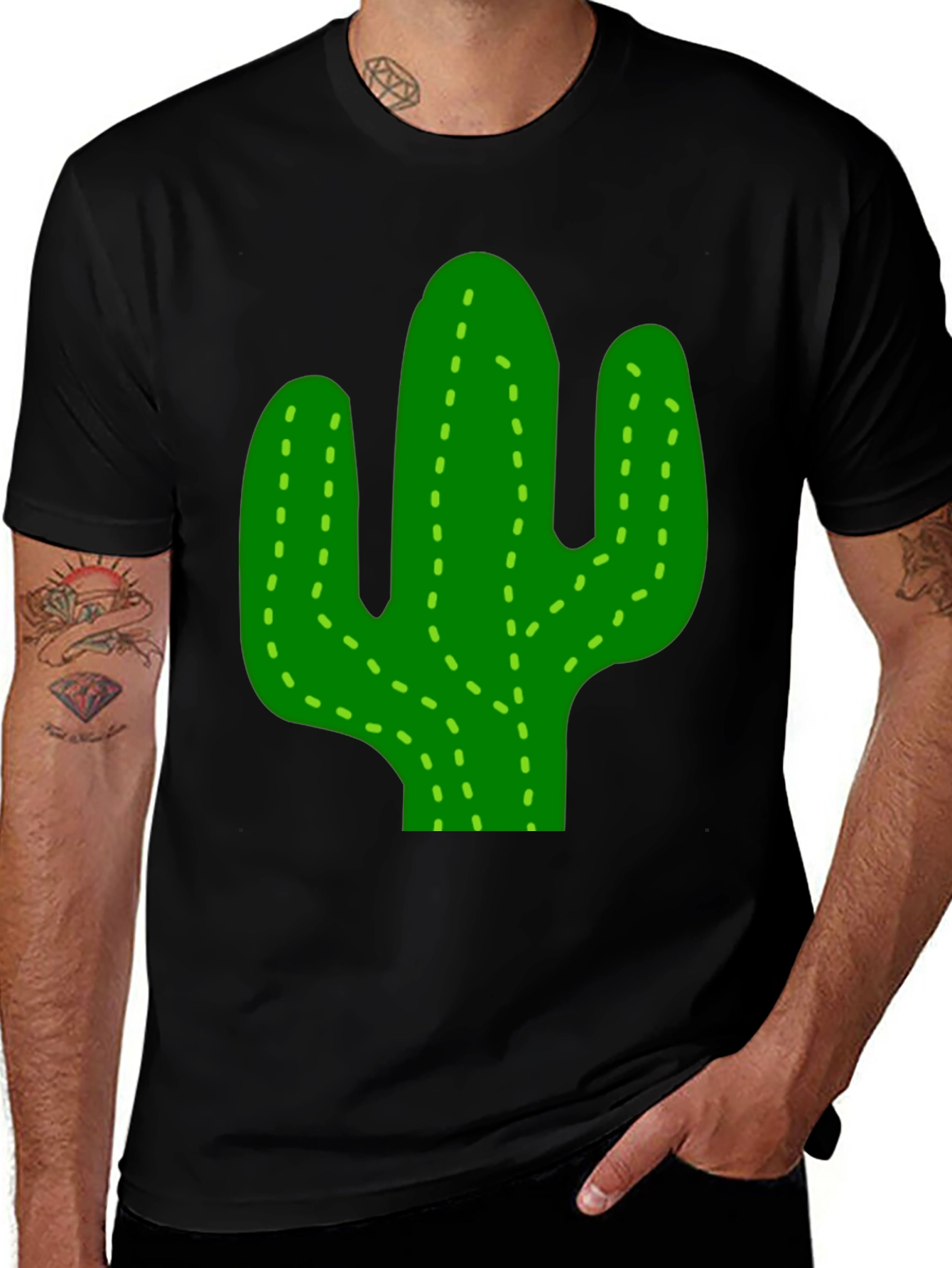 Variant 15 of Cactus Graphic Tee - Cool Desert Style