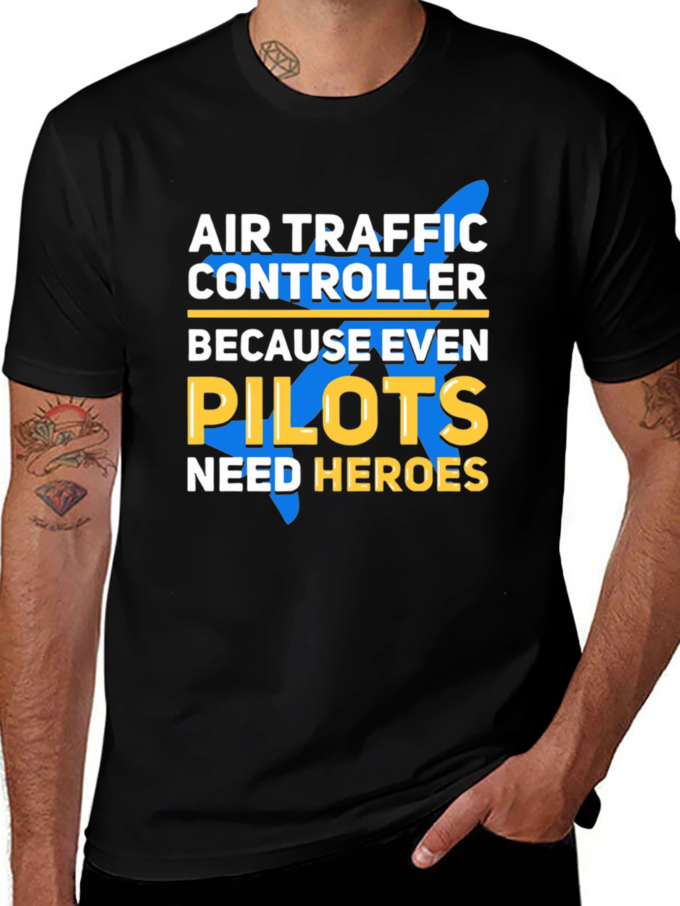 Variant 20 of Air Traffic Controller Heroes Tee - Pilot Pride