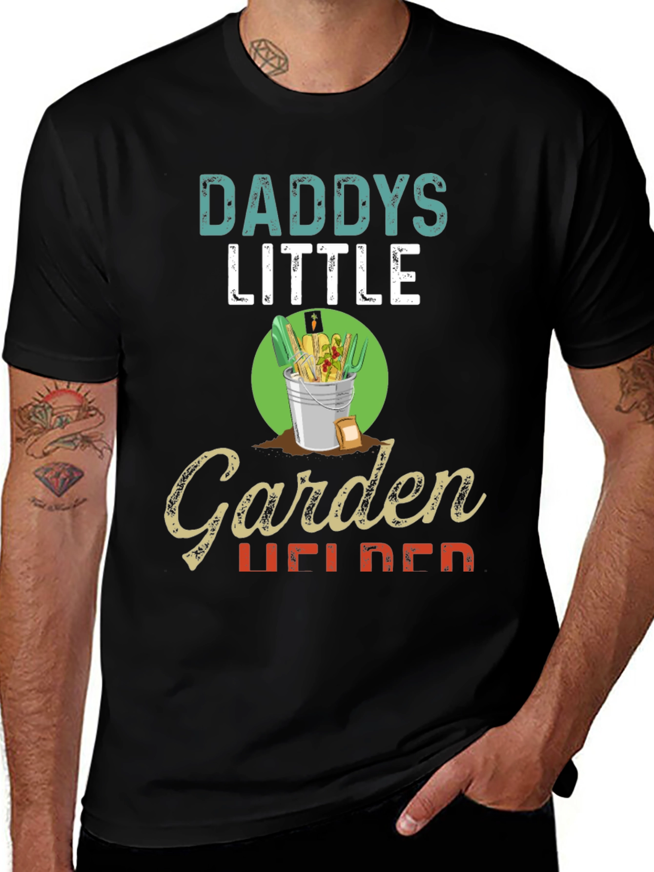 Variant 30 of Daddy's Little Garden Helper Graphic Tee