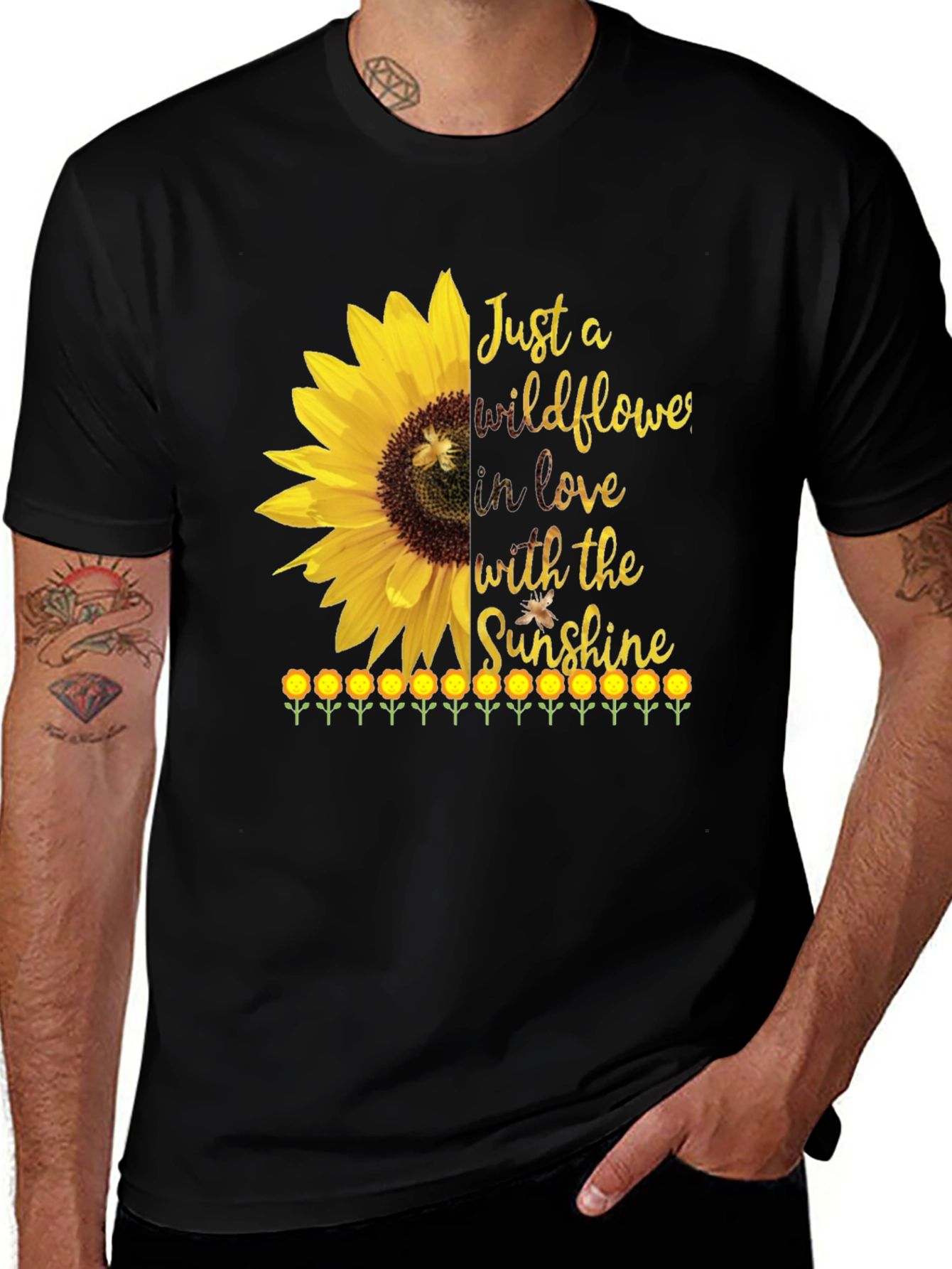 Variant 9 of Wildflower Sunflower Graphic Tee