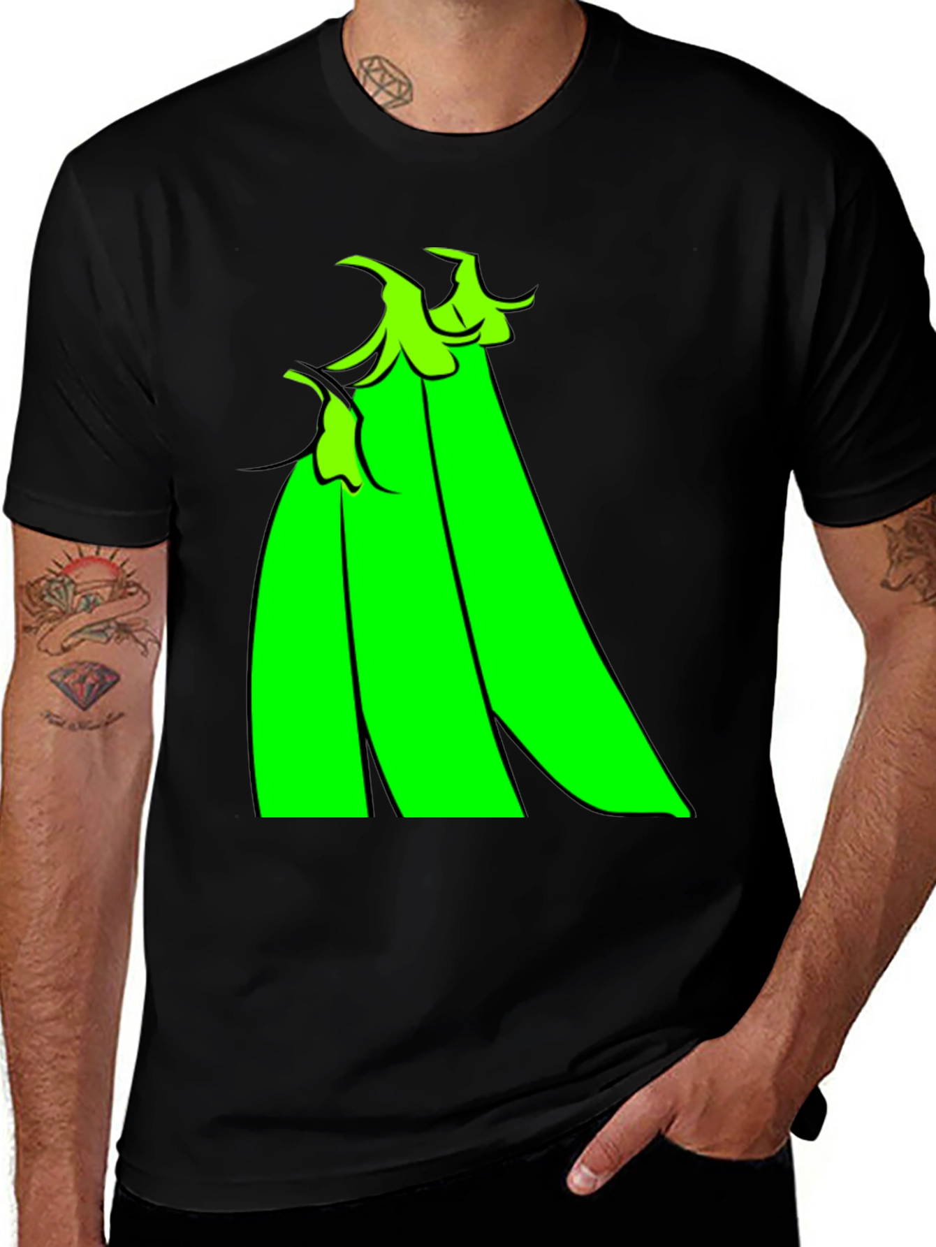 Variant 8 of Pea Pod Graphic Tee - Organic Cotton