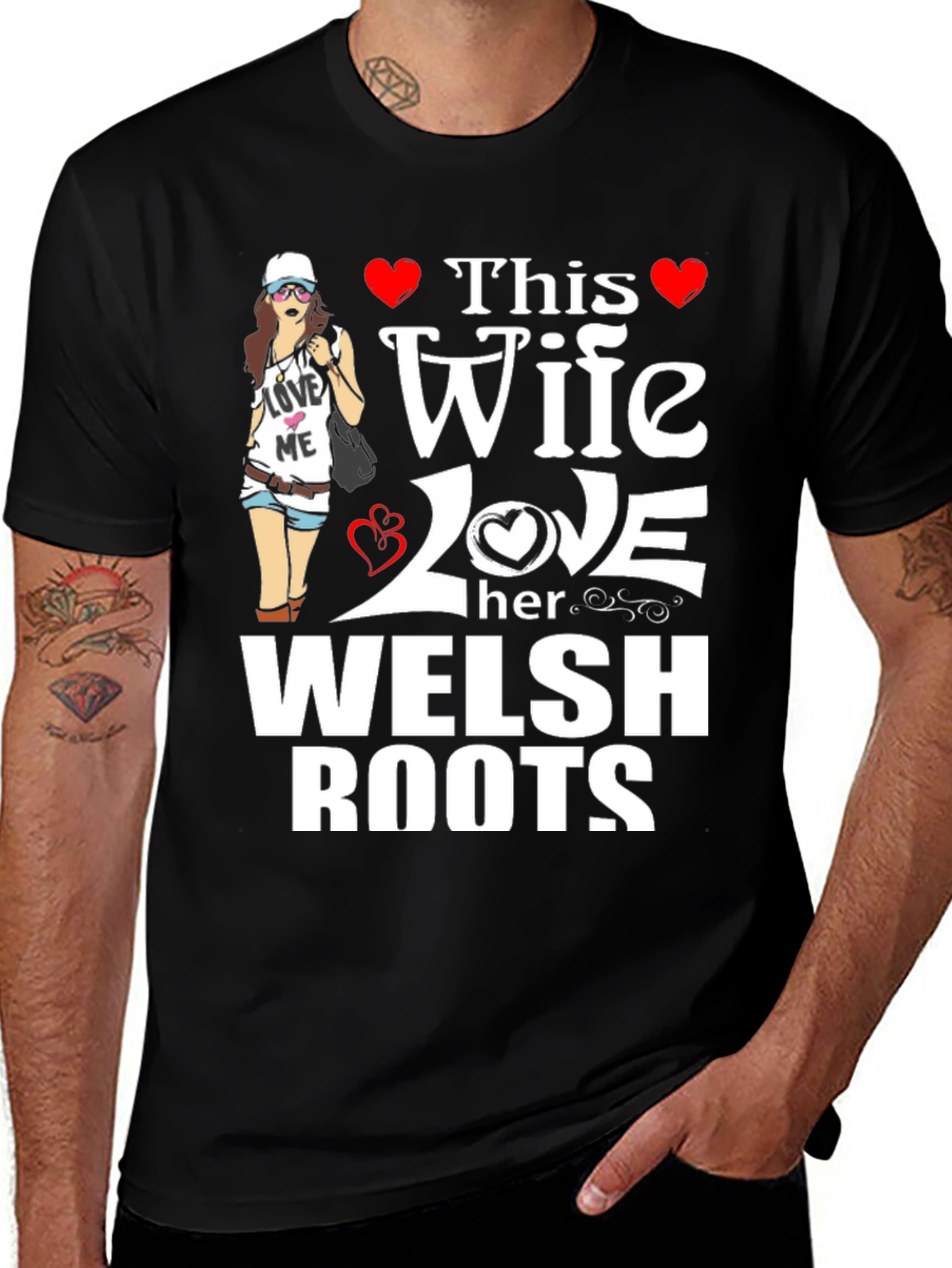 Welsh Roots Wife T-Shirt
