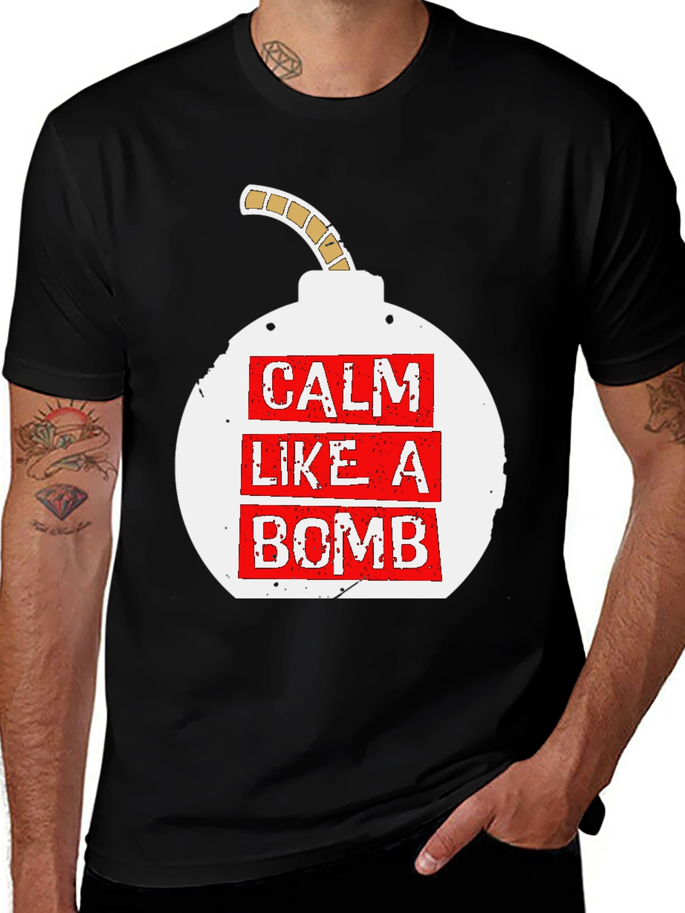 Variant 14 of Calm Like A Bomb Graphic Tee