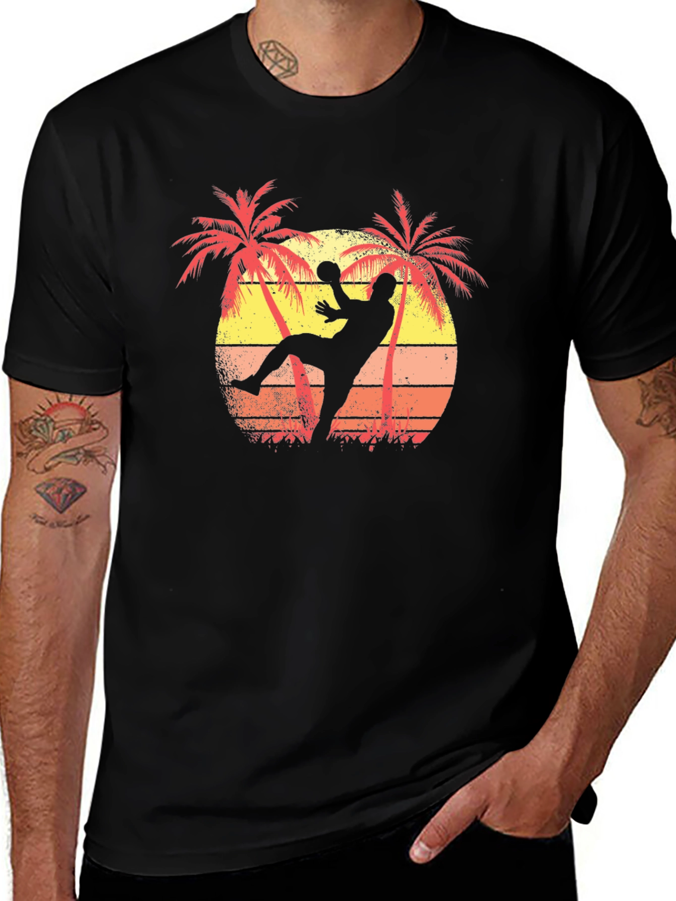 Variant 13 of Tropical Handball Graphic T-Shirt
